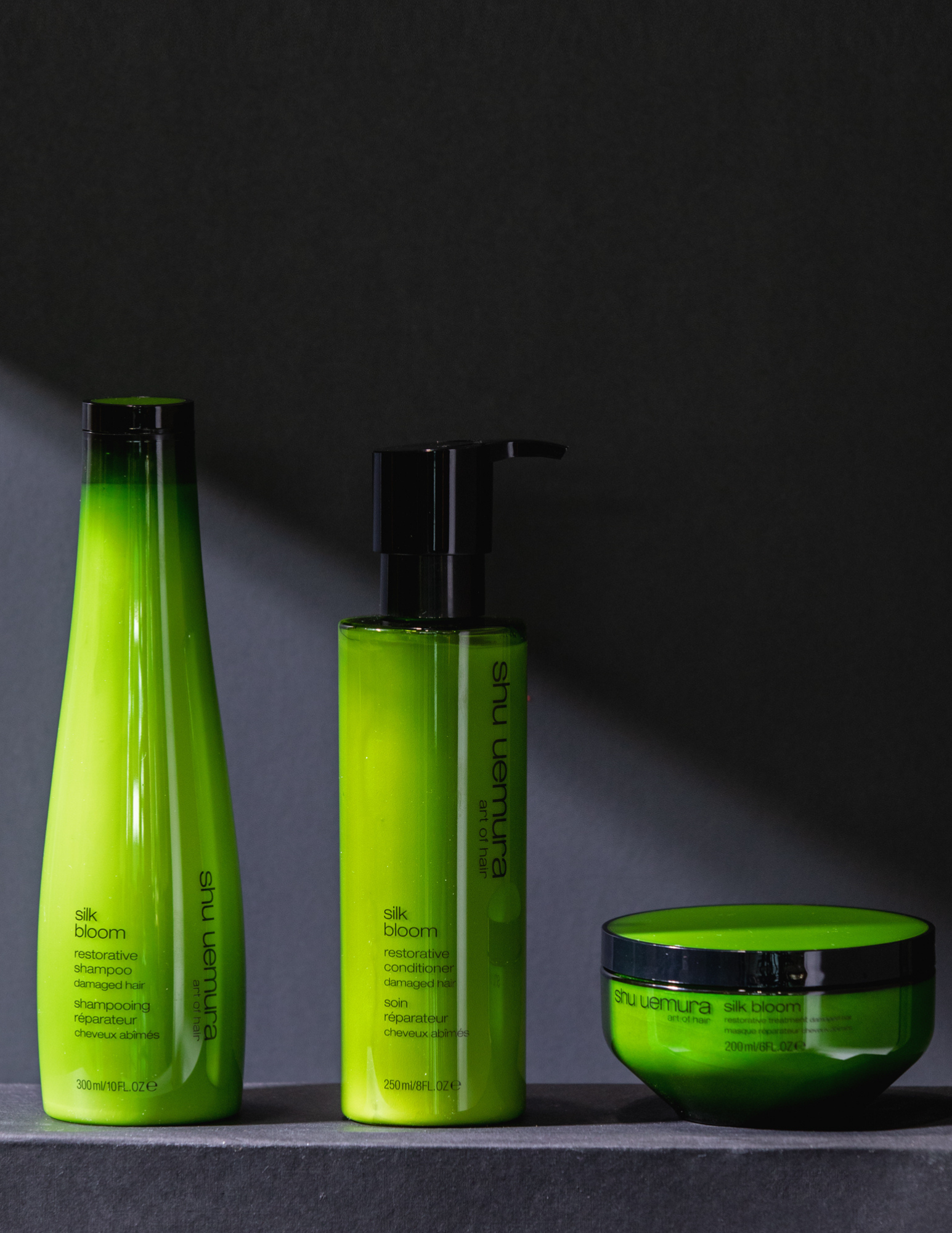 Silk Bloom : Routine réparatrice pour cheveux abîmés