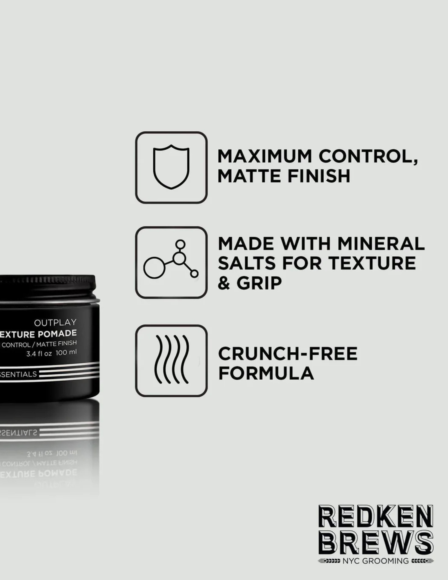 Redken Brews - Pommade Texturisante Outplay