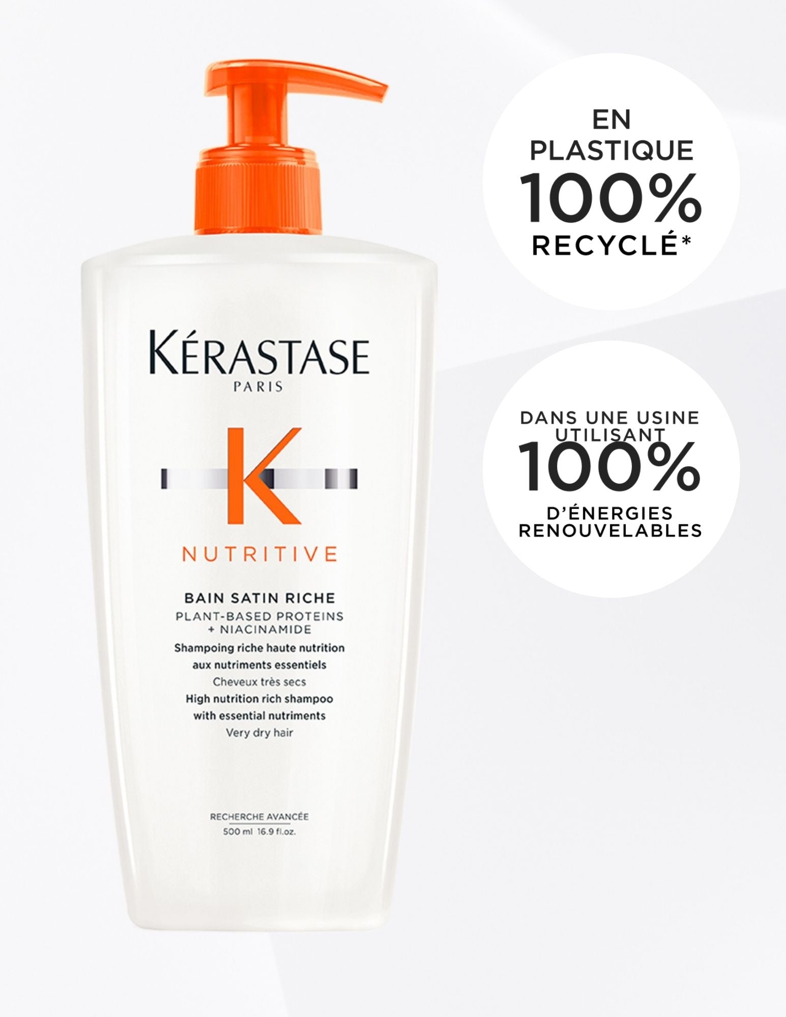 Duo Bain Satin Riche & recharge - Nutritive - 500ml