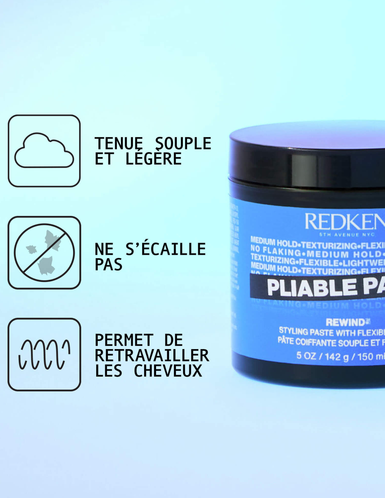 Malleable texturizing paste