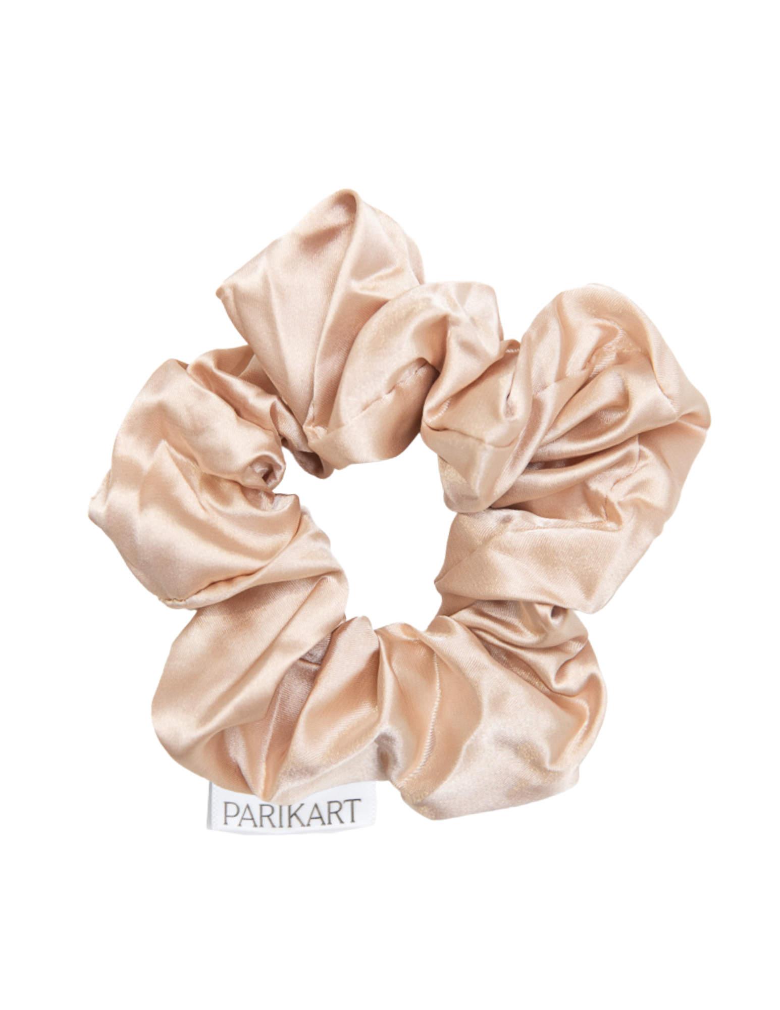 Chouchou en satin - Bisque