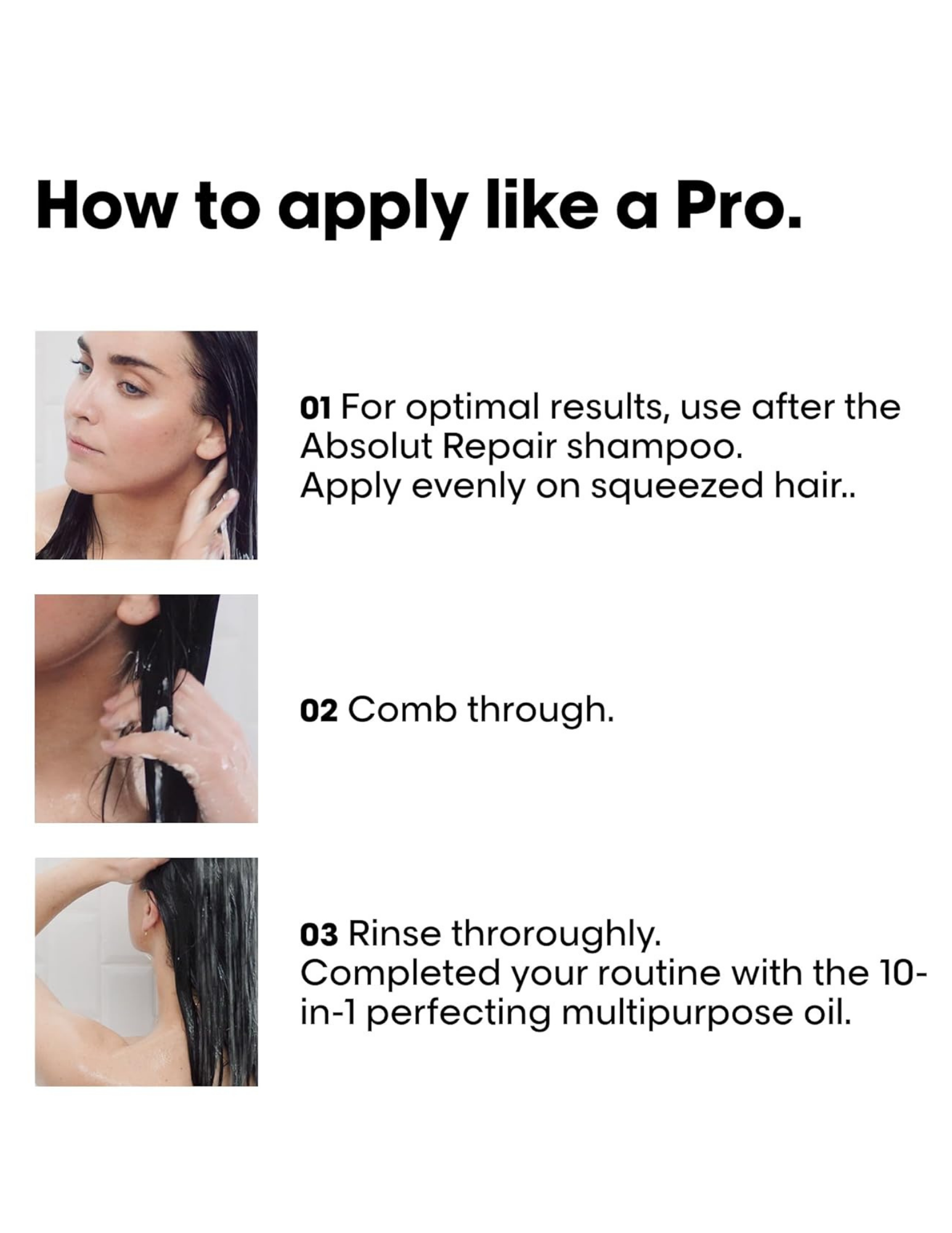 Routine for fine hair - Absolut Repair