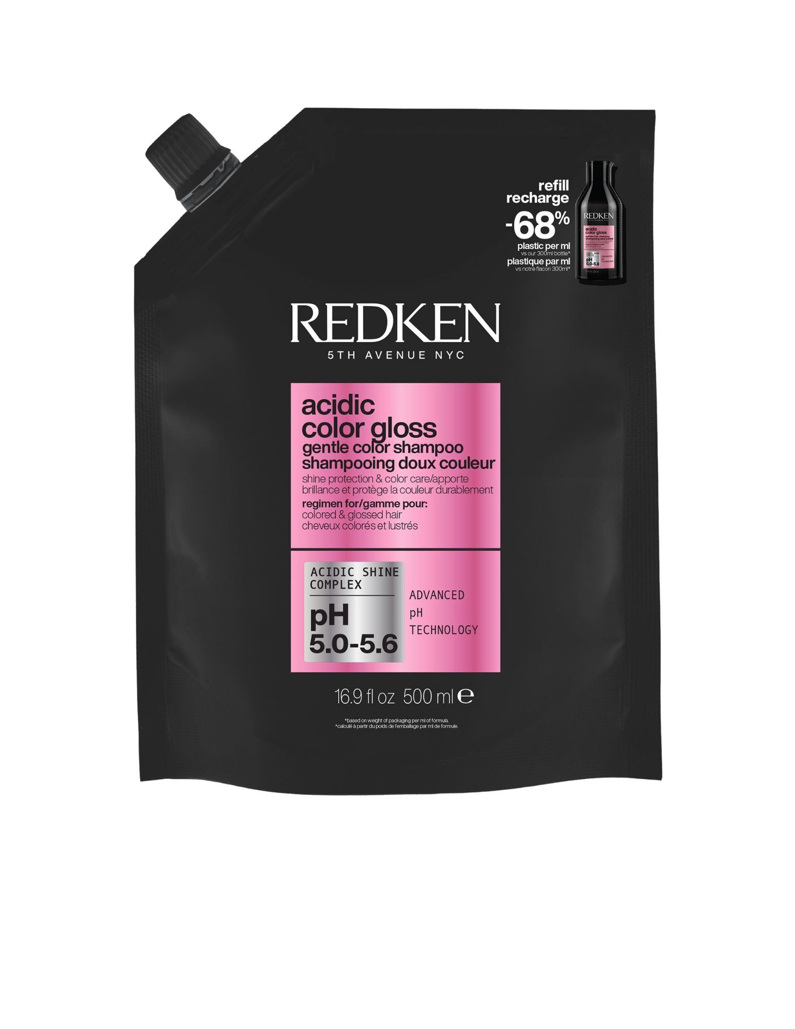 Shampoing Acidic Color Gloss - Recharge 500ml