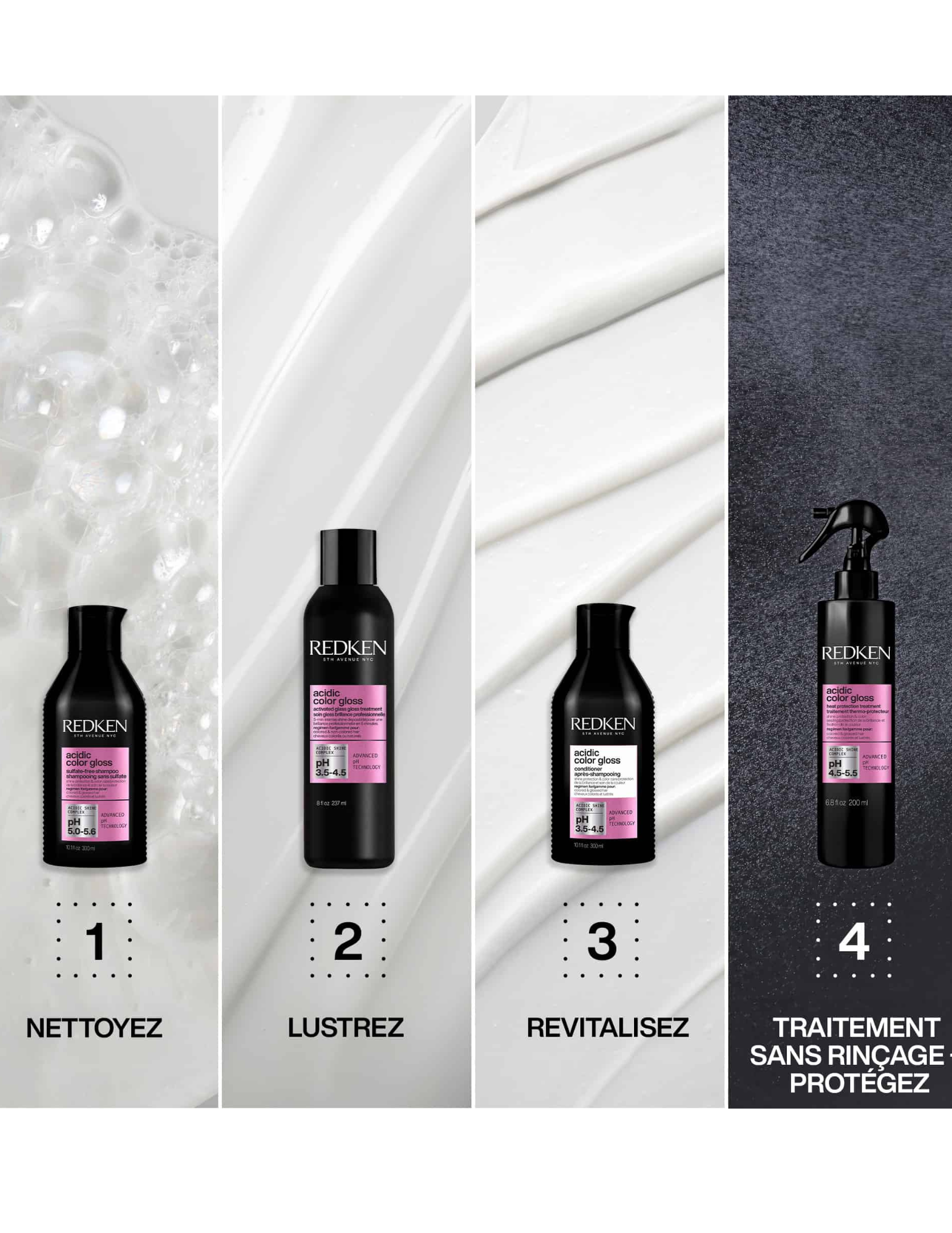 Acidic Color Gloss: Shine &amp; color protection