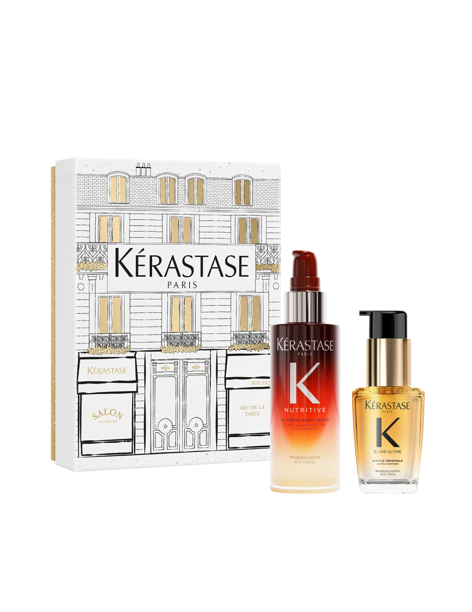 Coffret Noël découverte Kérastase - Nutritive & Élixir