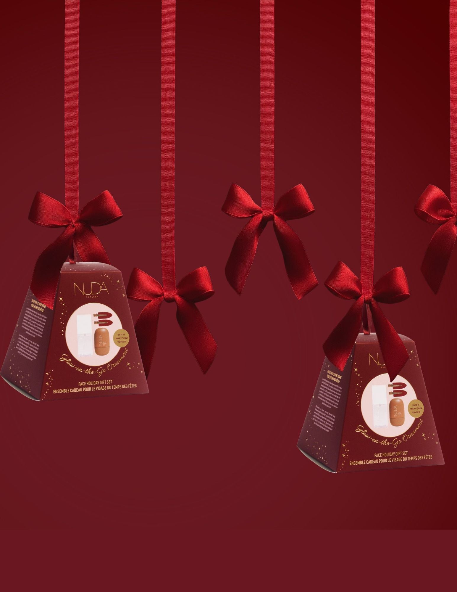 Holiday Ornament - Bronzing Sparkle Drops