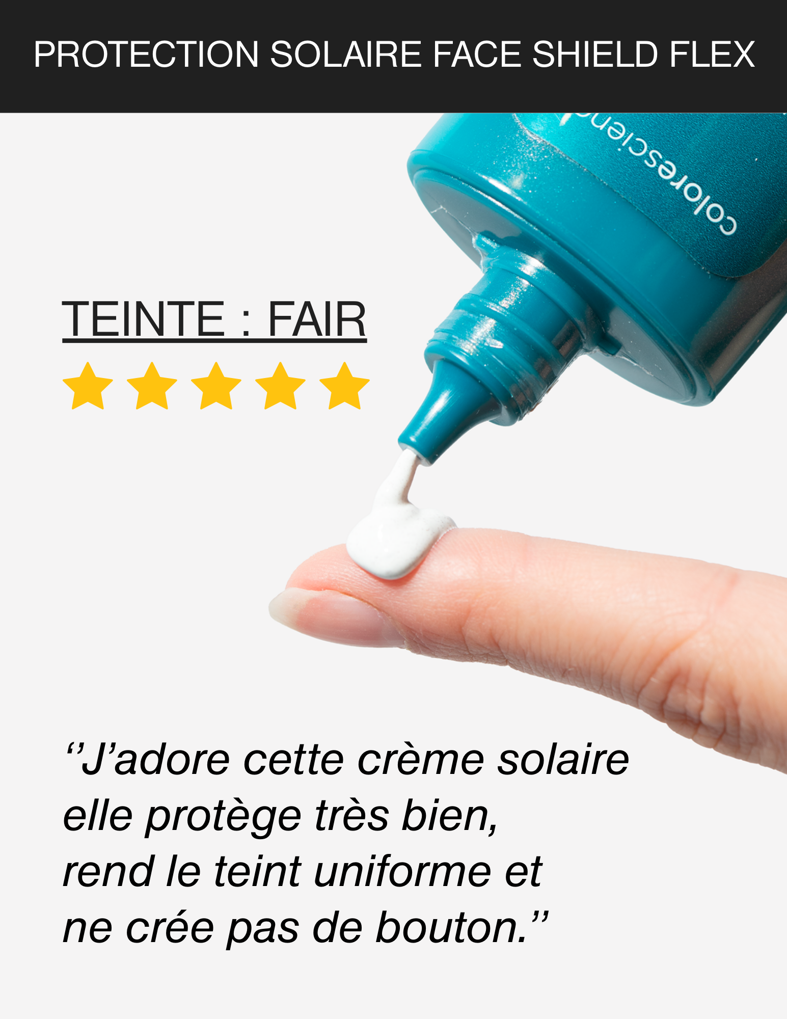 Protection solaire Face Shield FLEX FPS 50