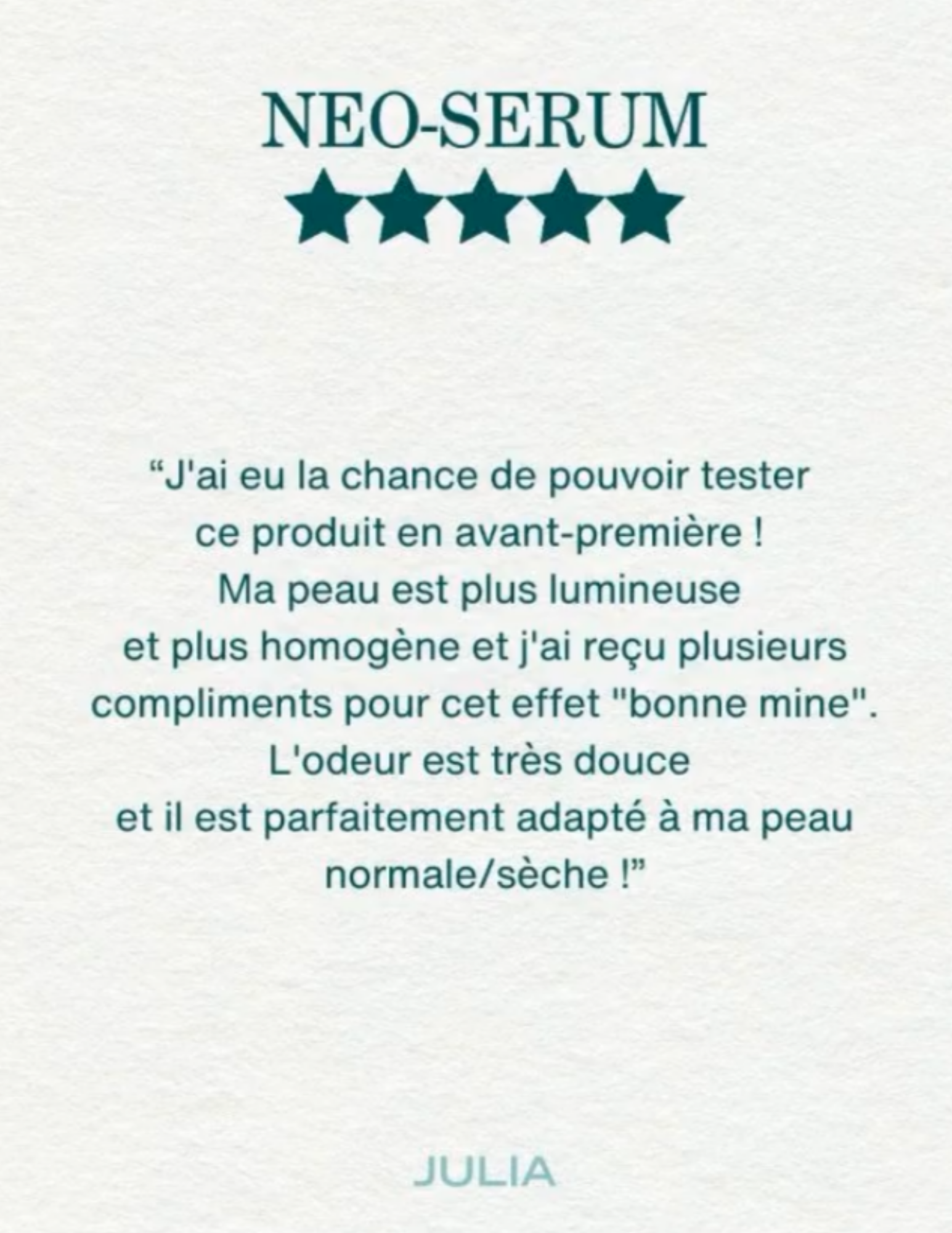 Concentré revitalisant - Neo-Serum