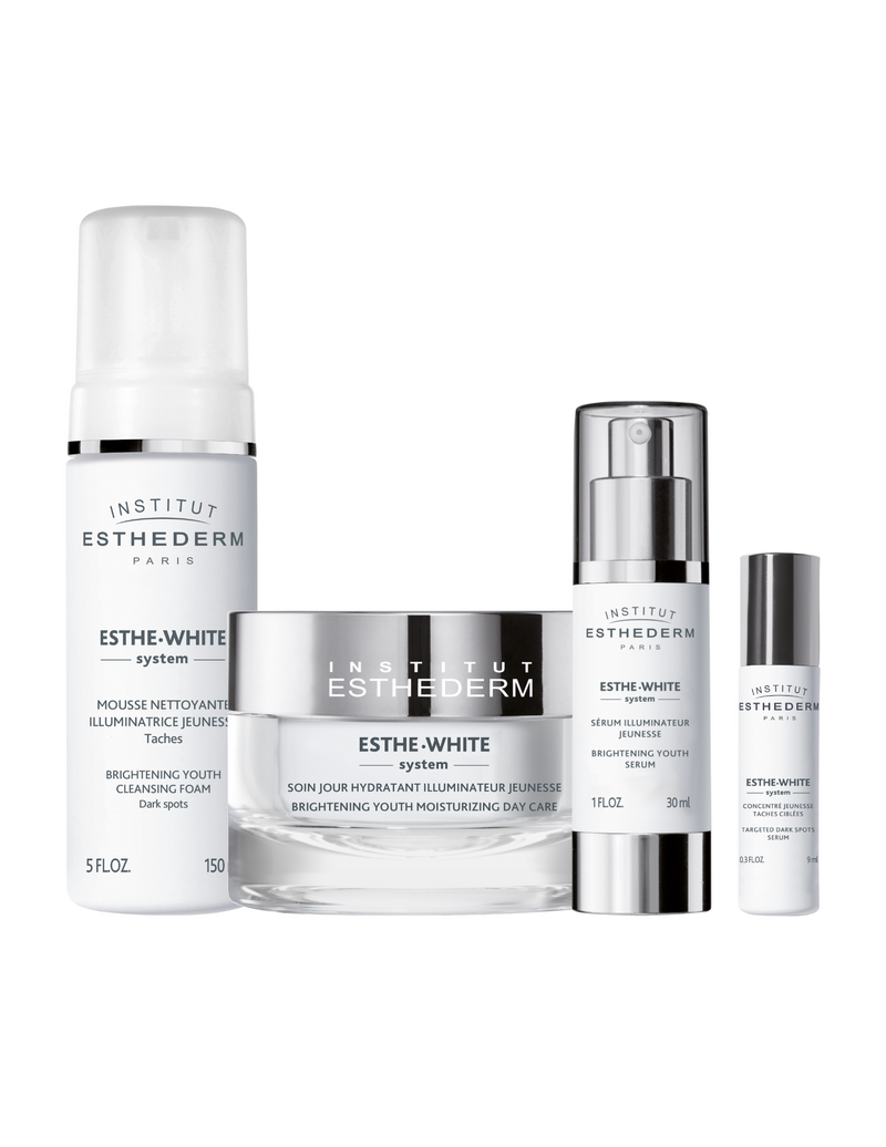 Brightening cleansing routine for dull complexions and/or pigment spots