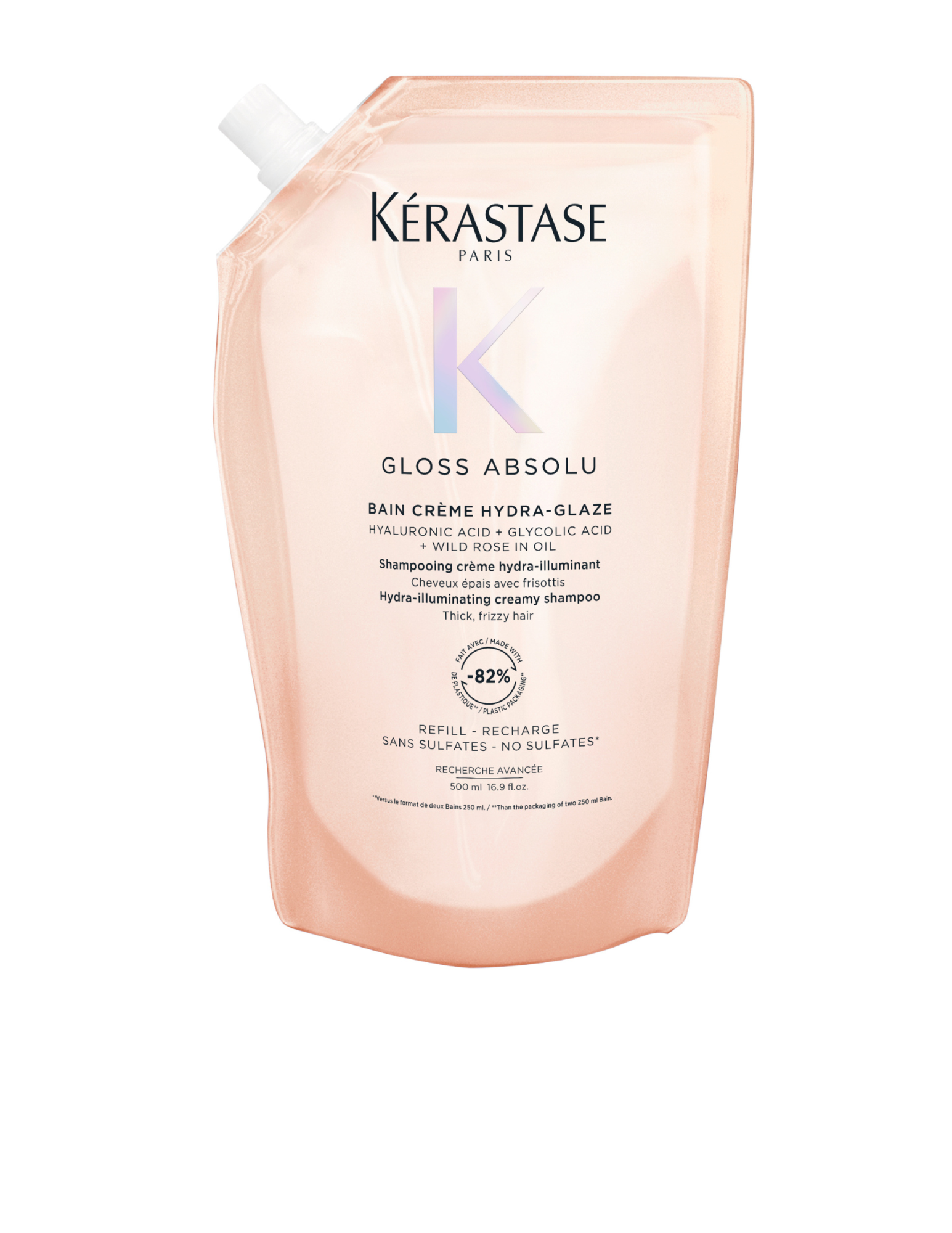 Bain Crème Hydra-Glaze - Gloss Absolu - Recharge 500ml