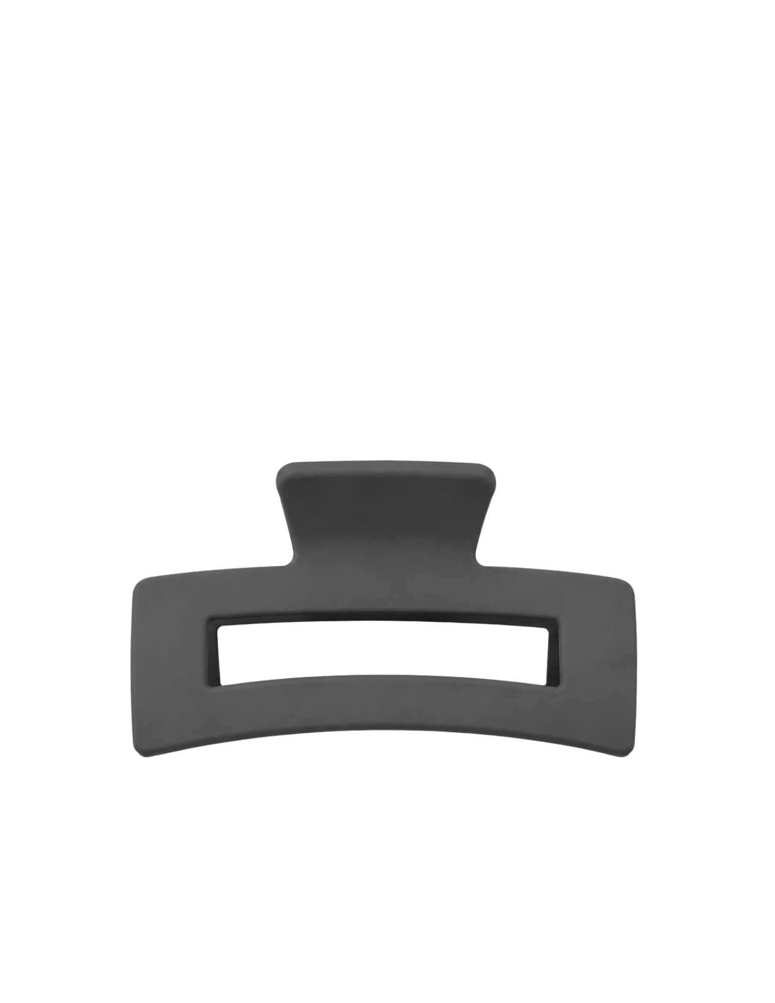 Pince à cheveux carré 10.5cm - Gris foncé