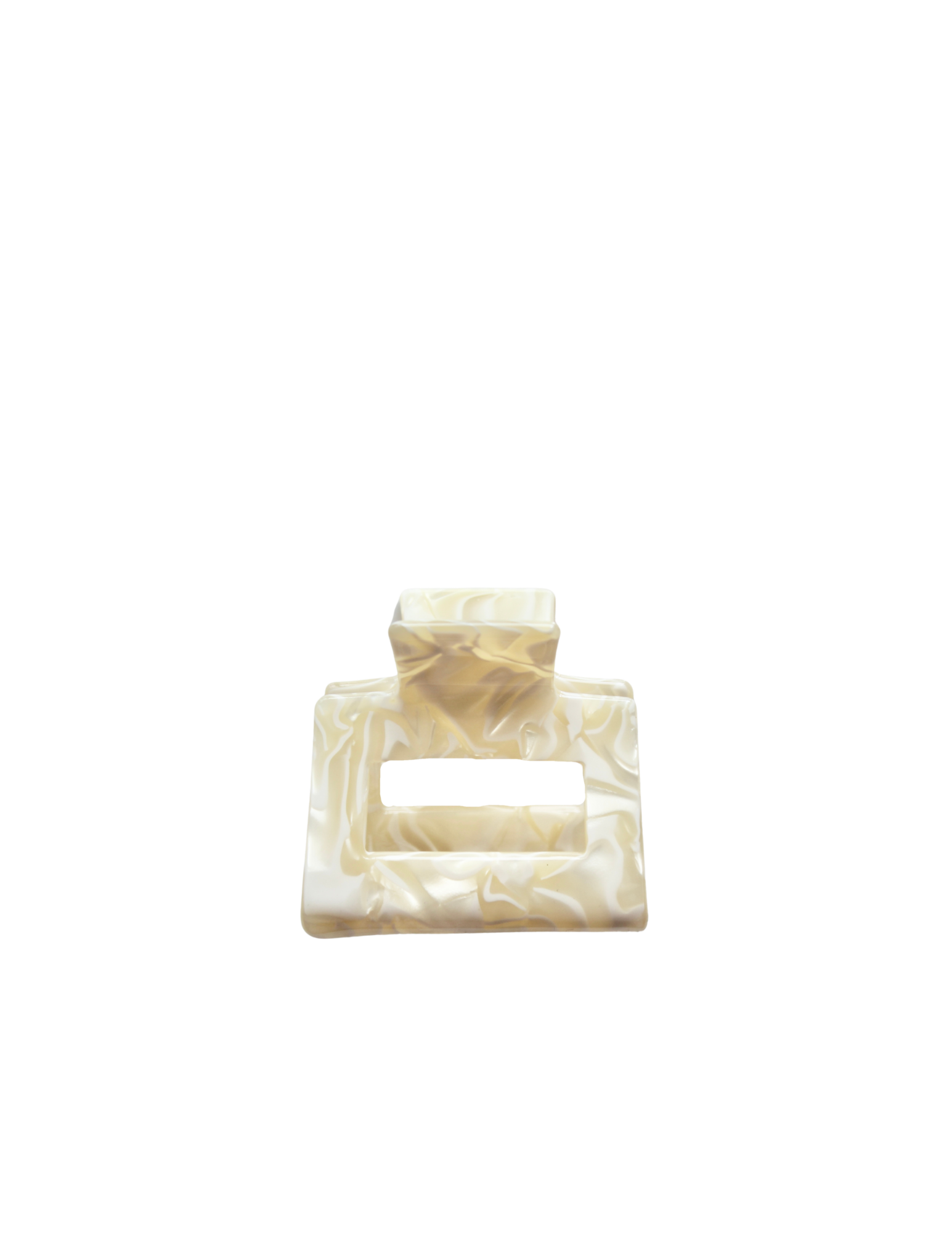 Pince à cheveux carrée 5cm - Cachemire