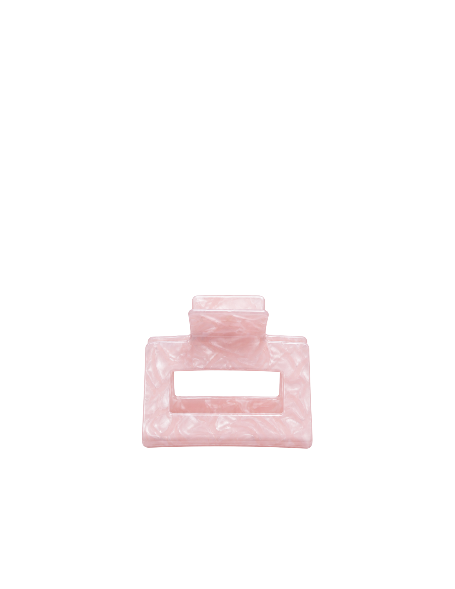 Pince à cheveux carrée 5cm - Quartz