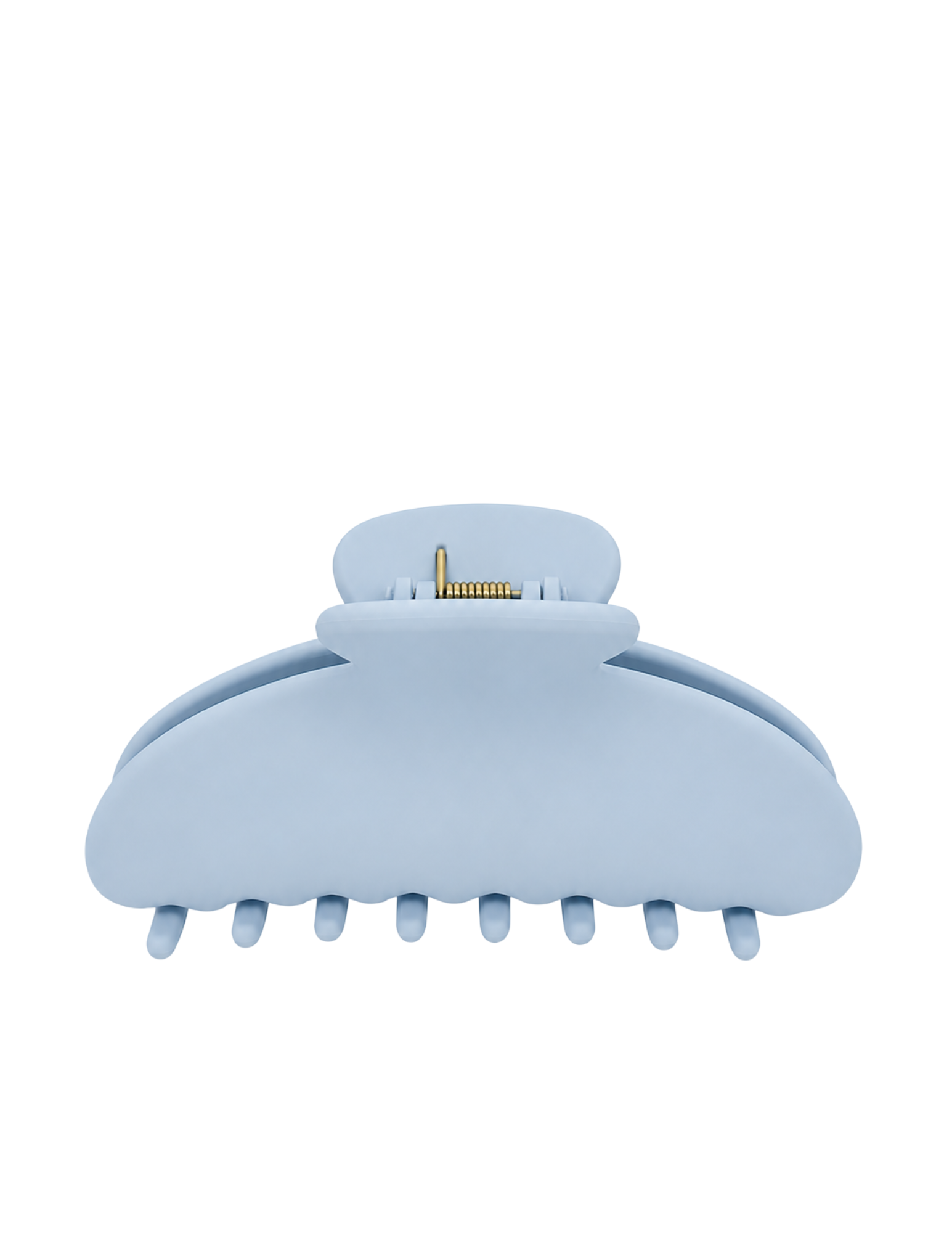 Round hair clip - Pastel blue