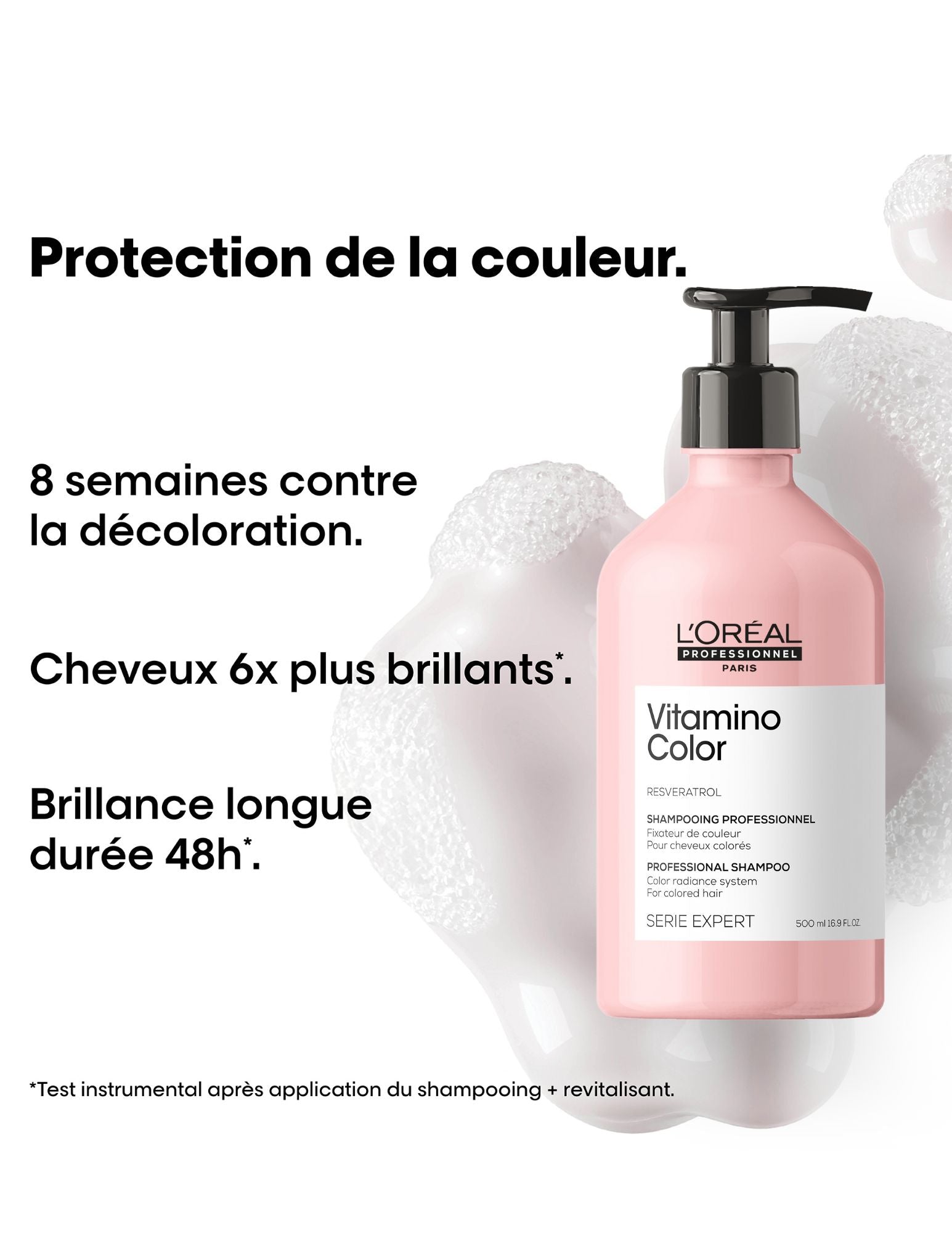 Shampoing éclat de couleur 500ml - Vitamino Color
