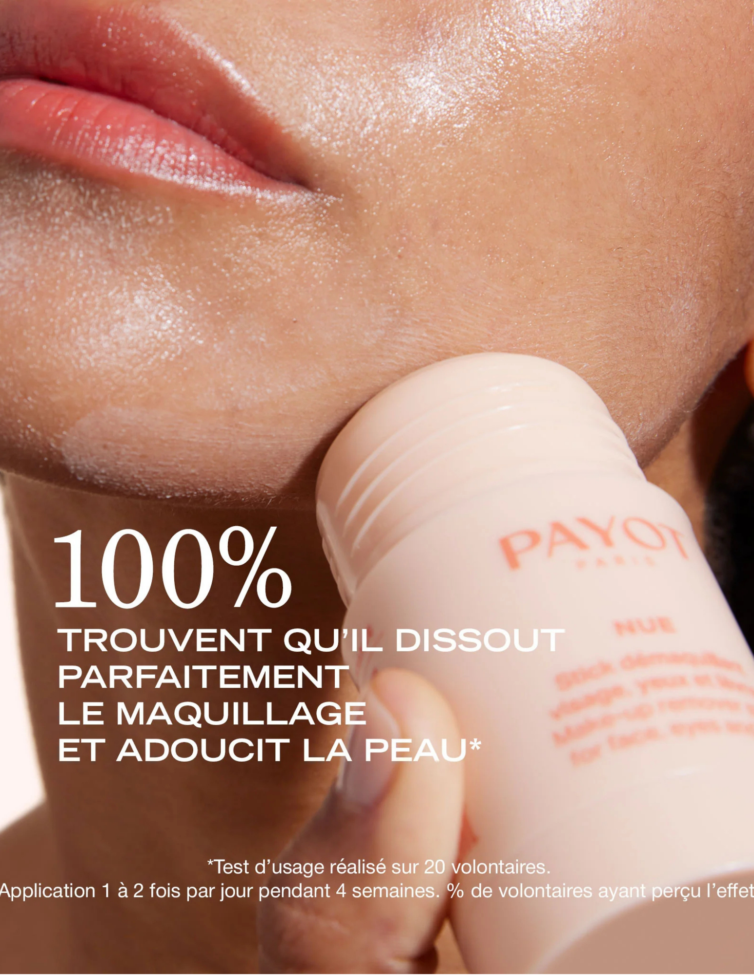 Stick démaquillant visage, yeux et lèvres - Nue