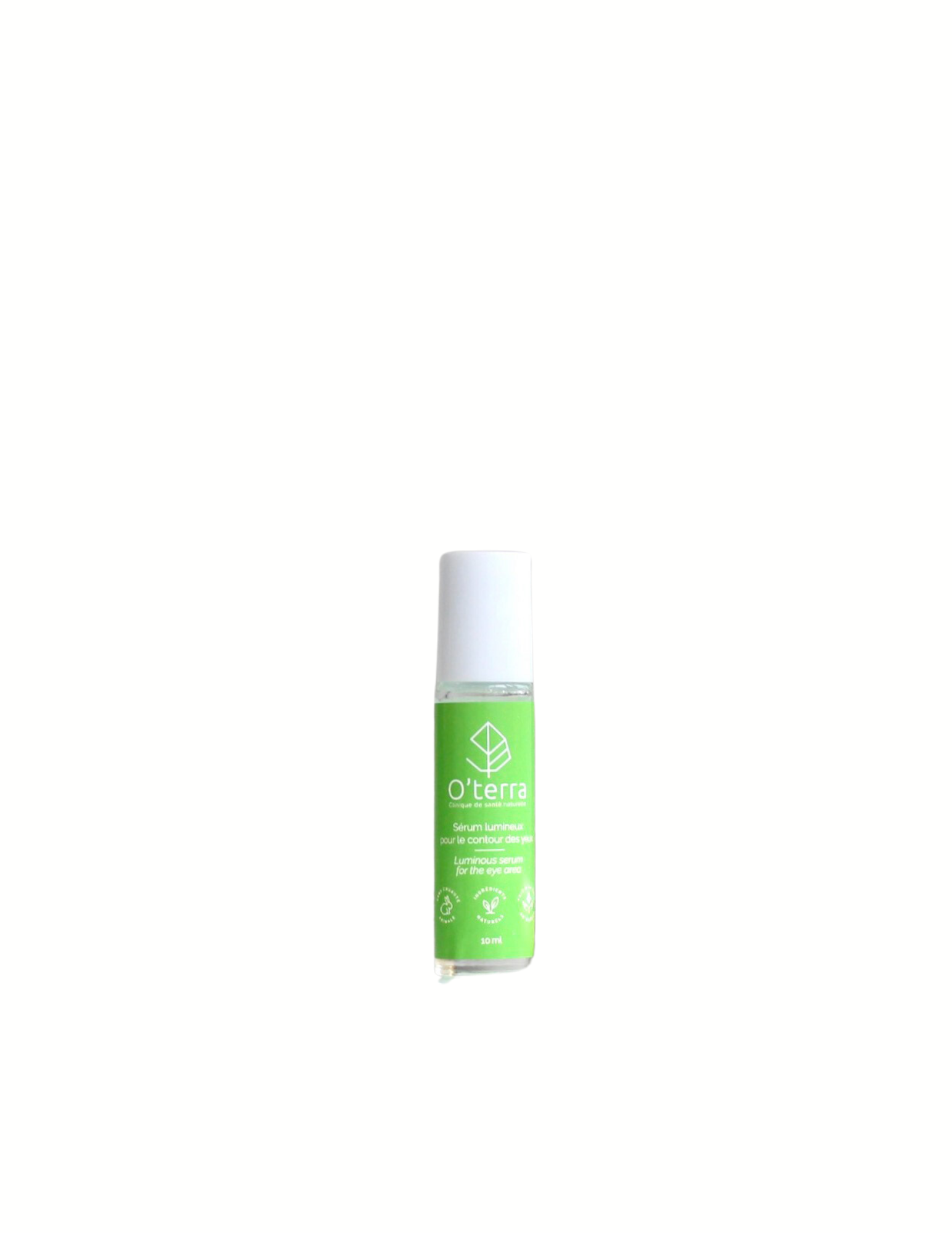 Luminous serum for the eye area