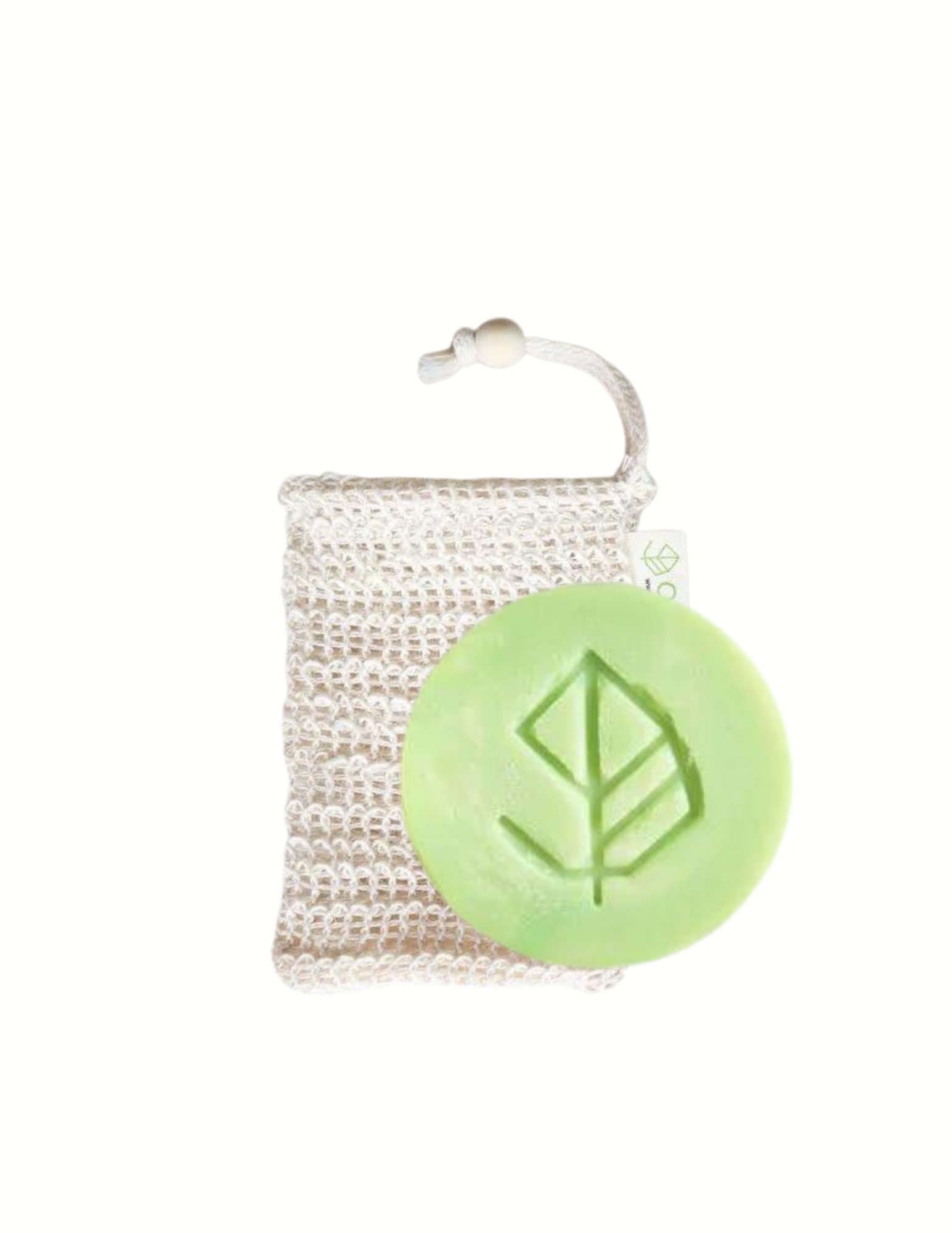 Fresh white grapefruit soap &amp; exfoliating pouch set - O'terra