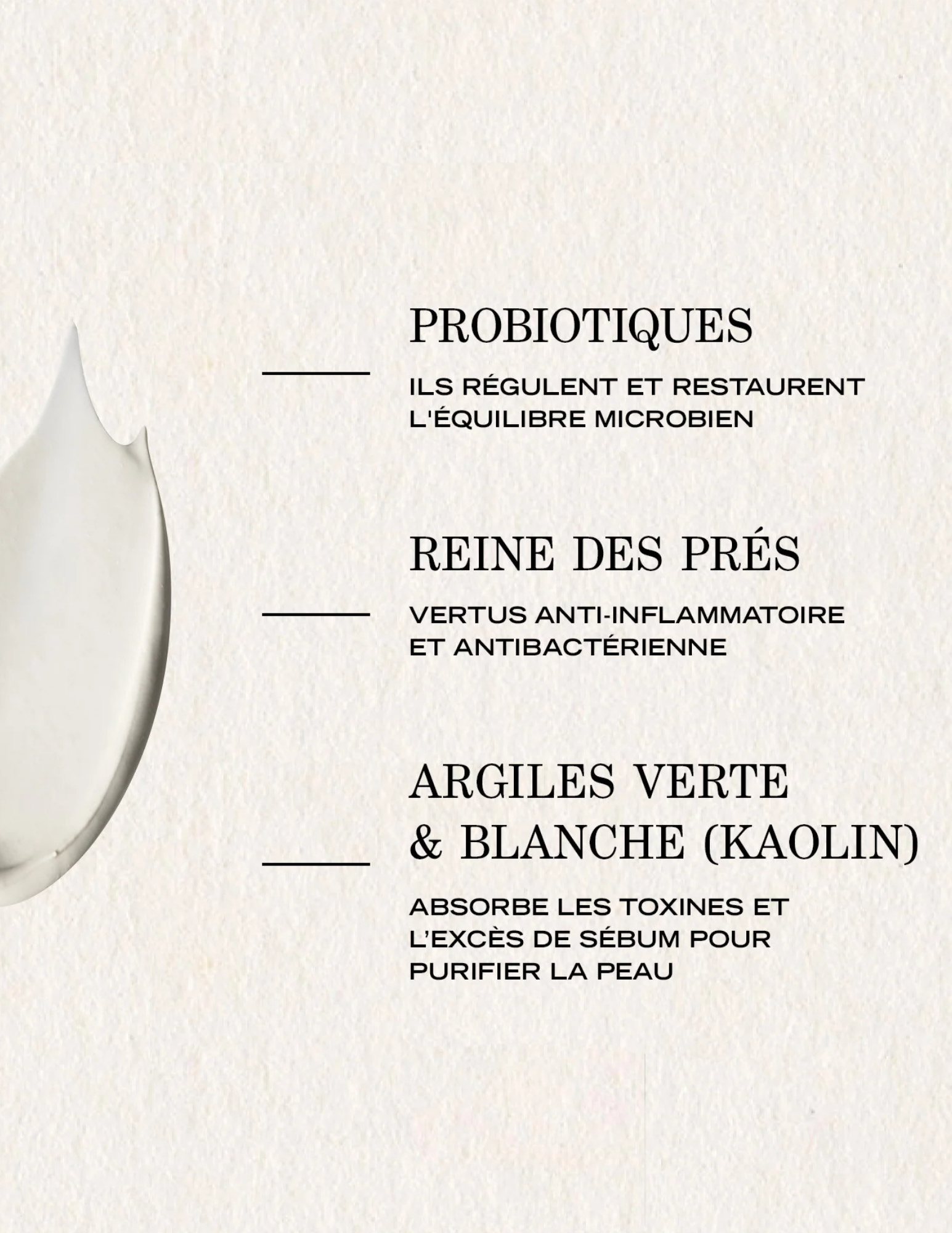 Masque purifiant rééquilibrant - Pâte grise