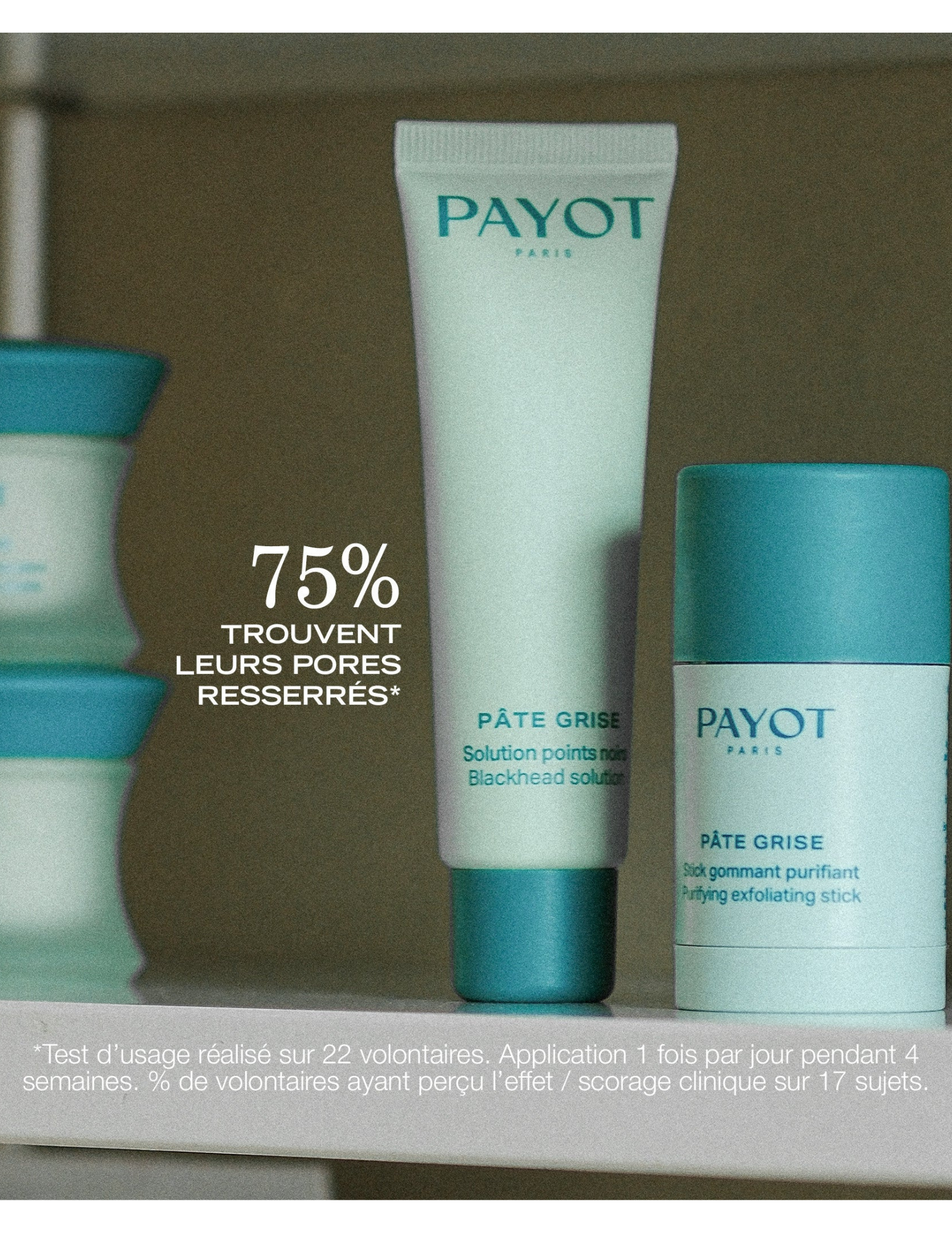 Solution points noirs - Pâte Grise