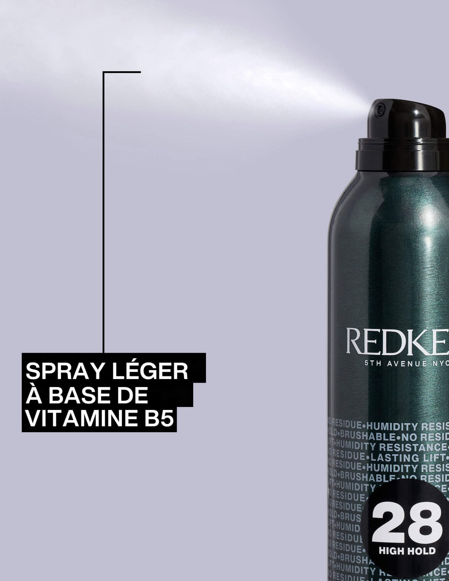 Fixatif 28 à tenue moyenne - Control Hairspray