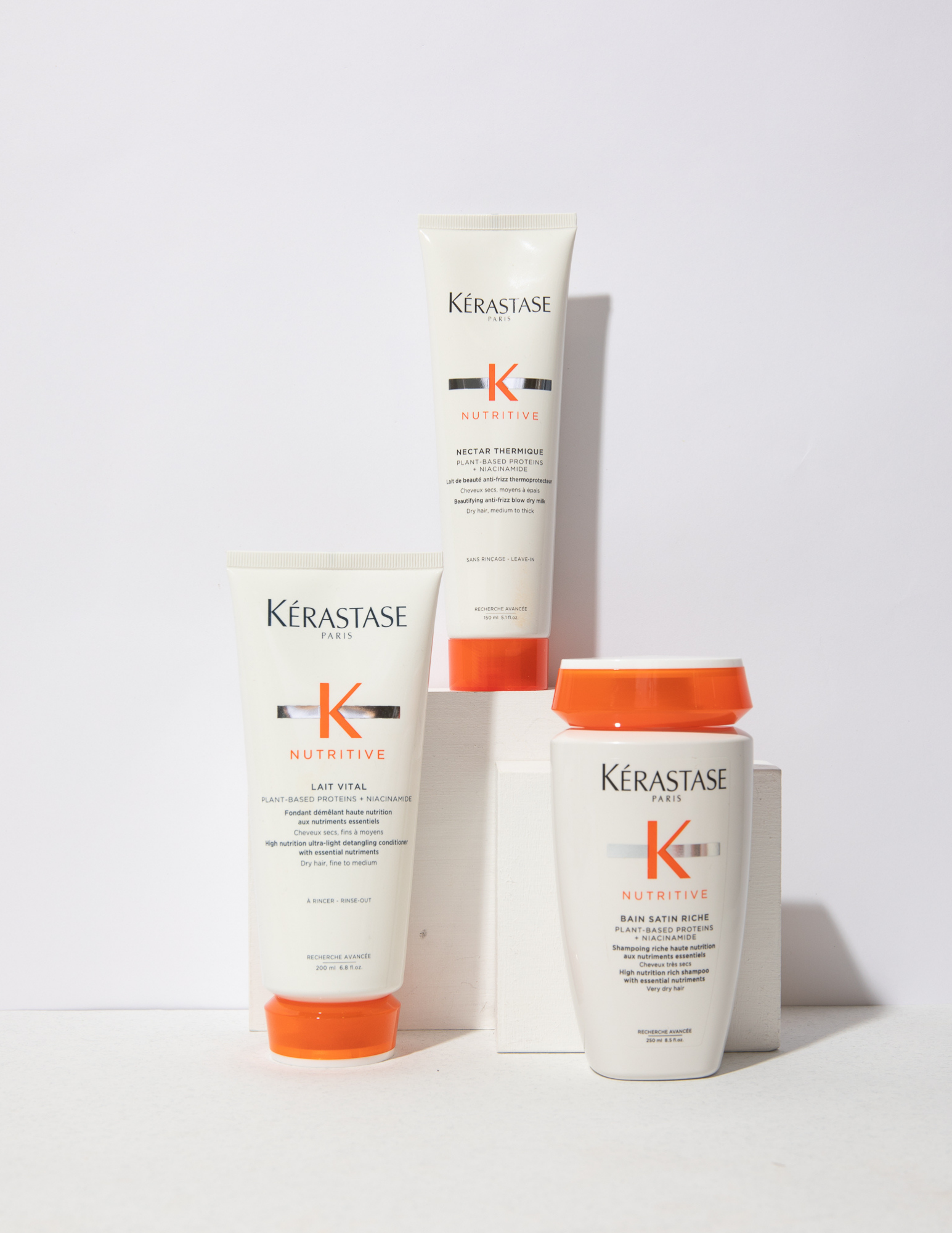 Nutritive : Routine hydratante pour cheveux moyens à épais