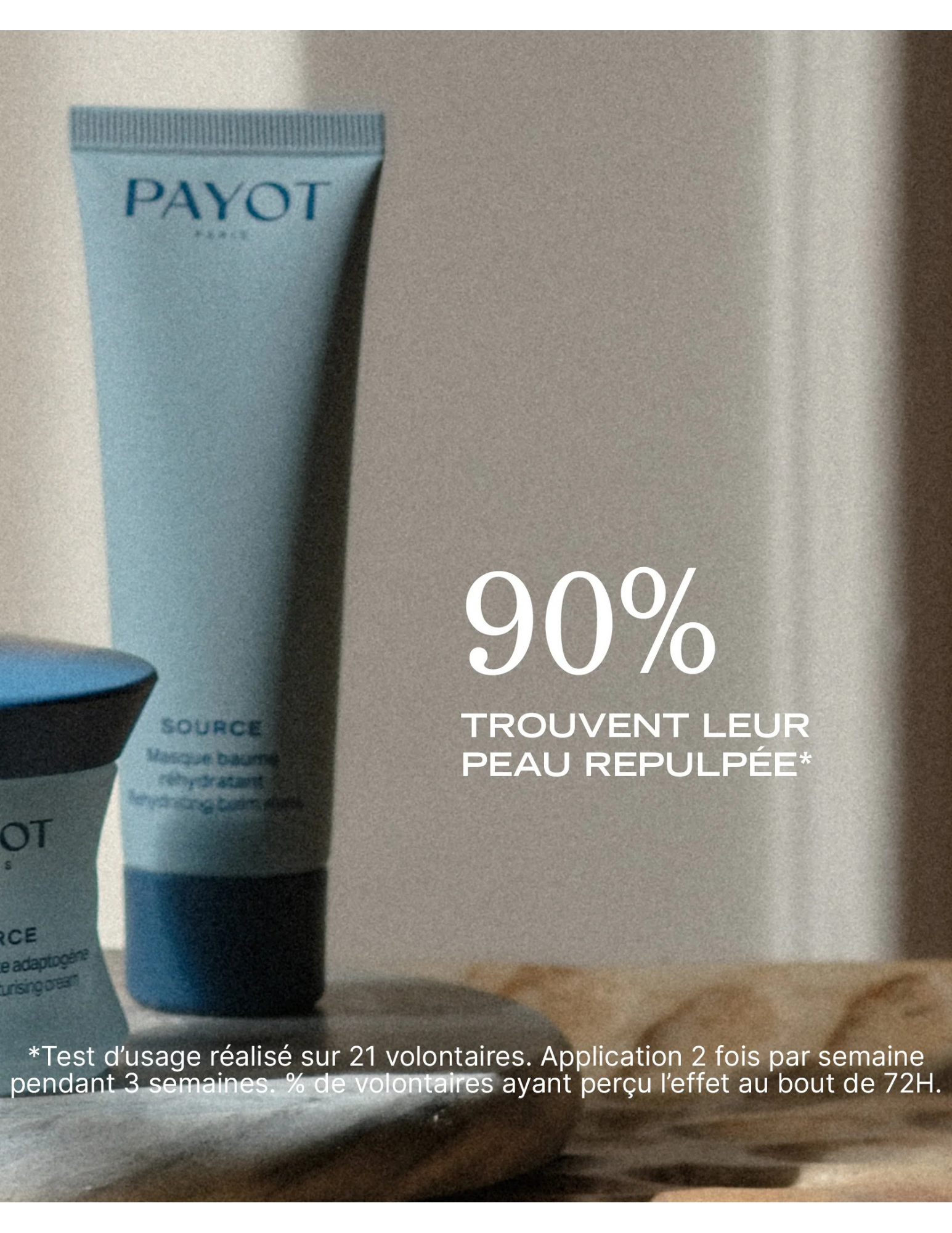 Masque baume hydratant - Source