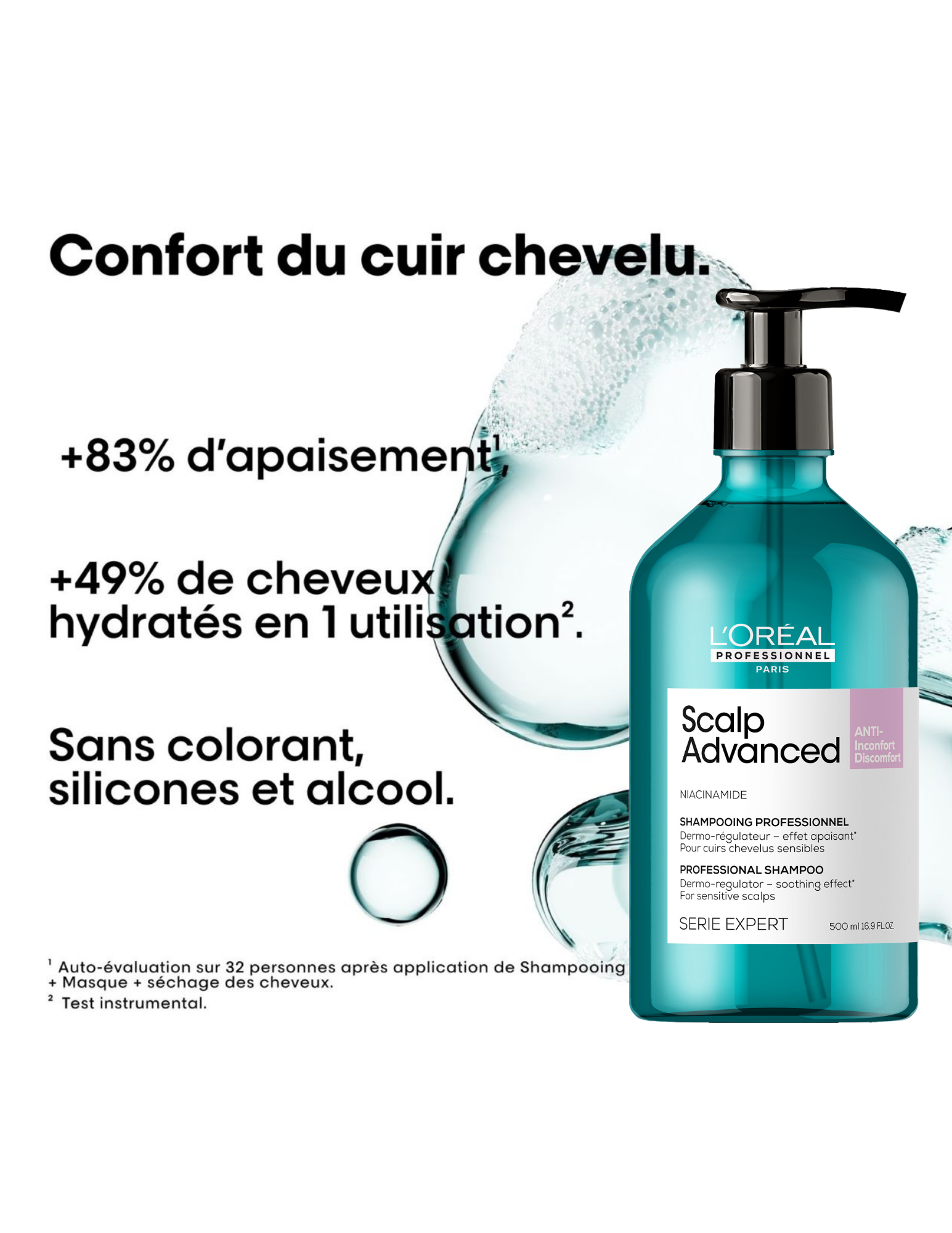 Anti-discomfort dermo-regulating shampoo 500ml - Scalp Advanced