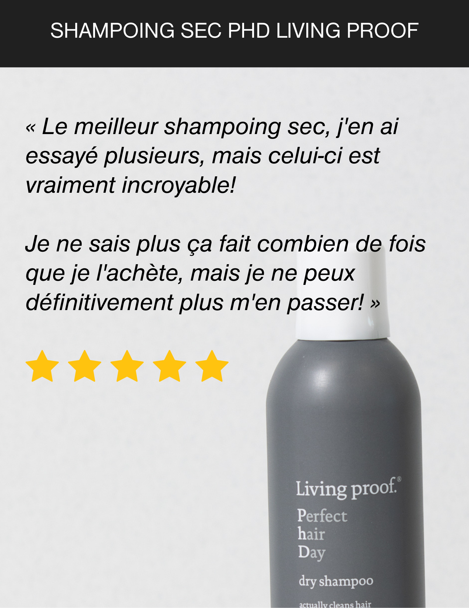 Living Proof Box - PHD Dry Shampoos