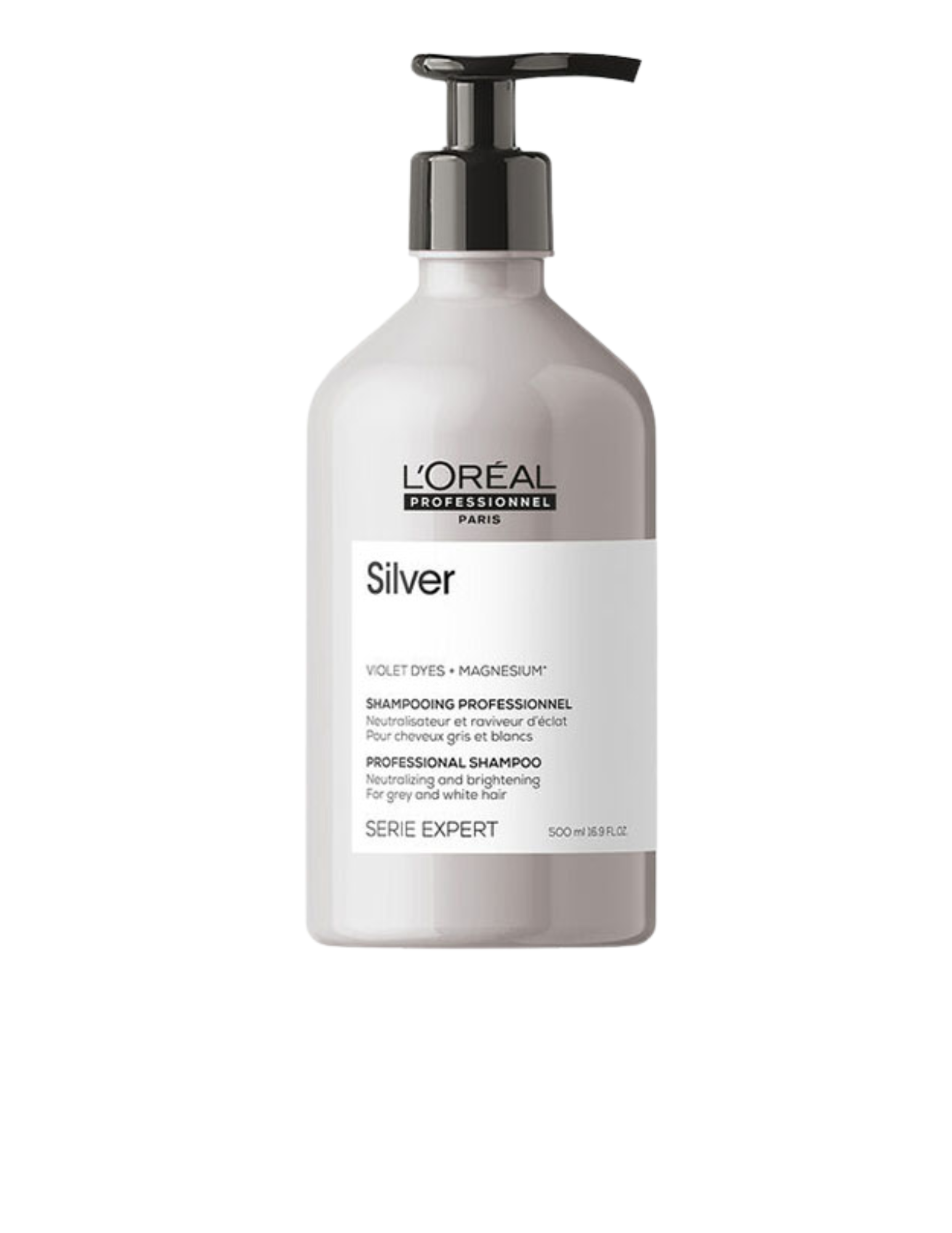 Shampoo for gray and white hair 500ml - Silver