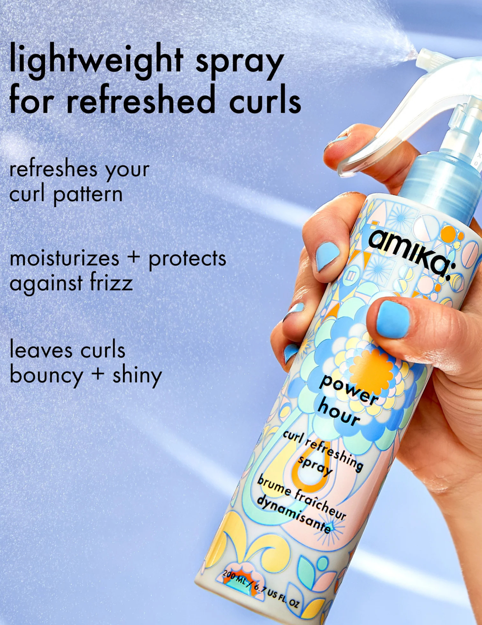 Boucles - Spray fraîcheur dynamisante Power Hour