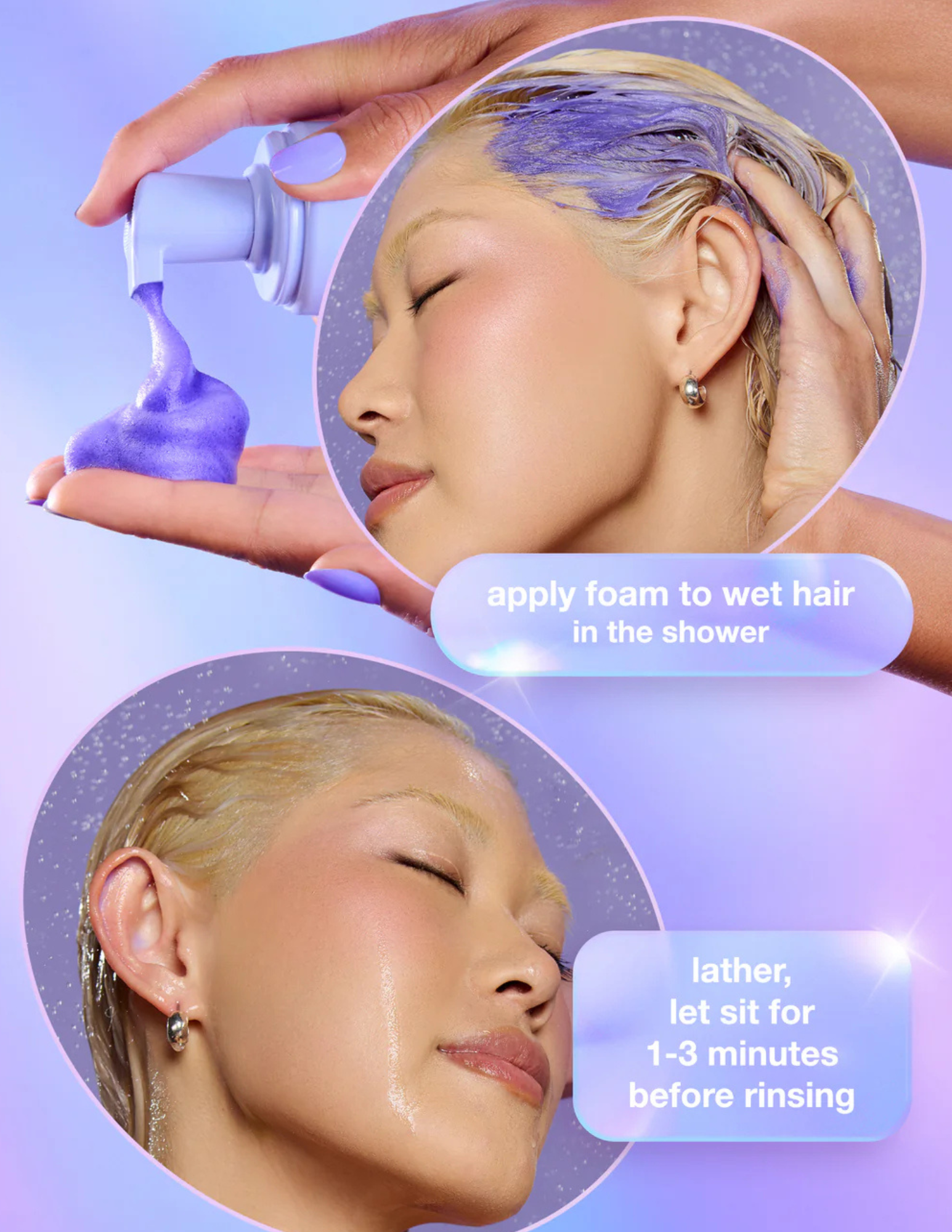Shampoing violet Triple Éclat - K18
