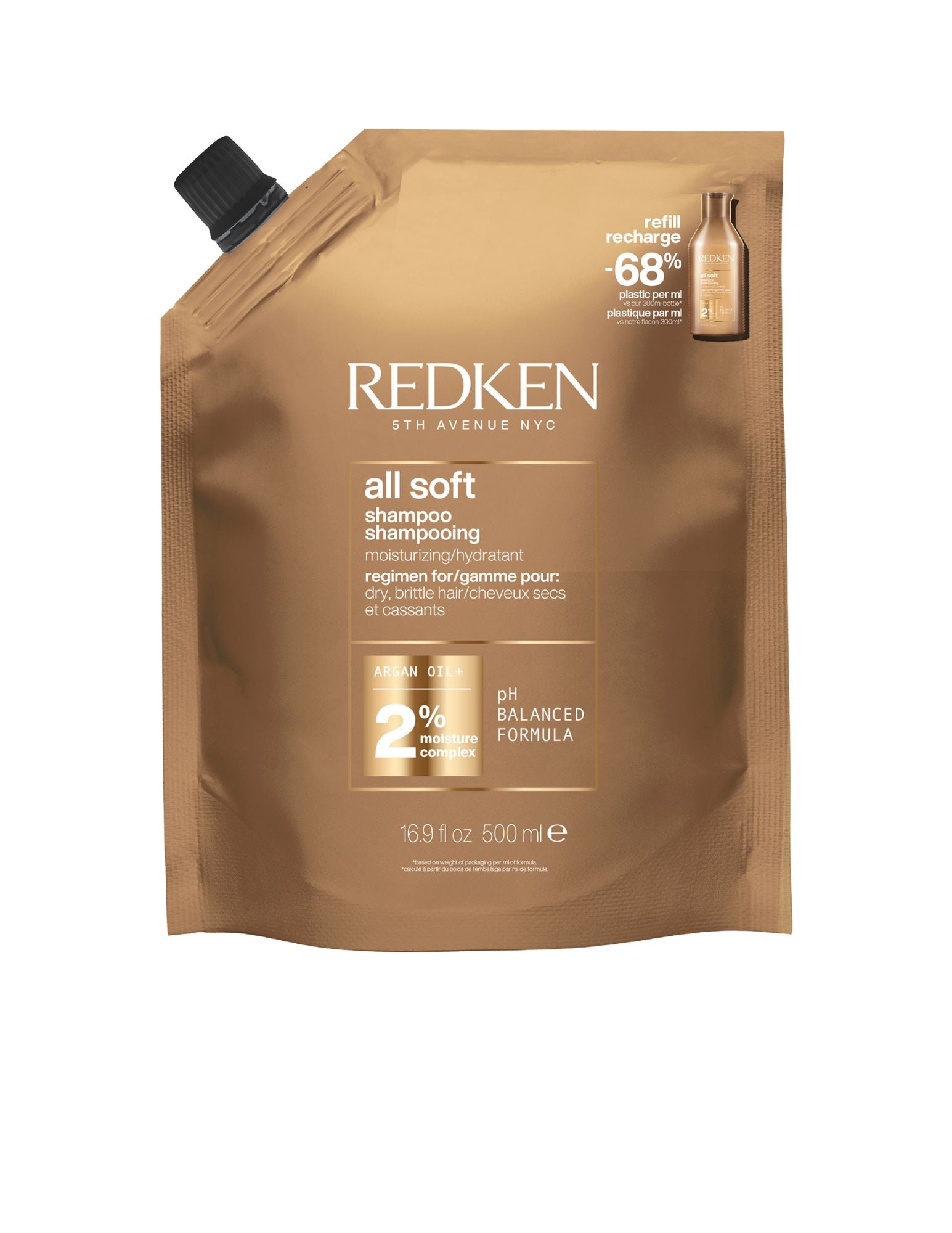 Shampoing All Soft - Recharge 500ml
