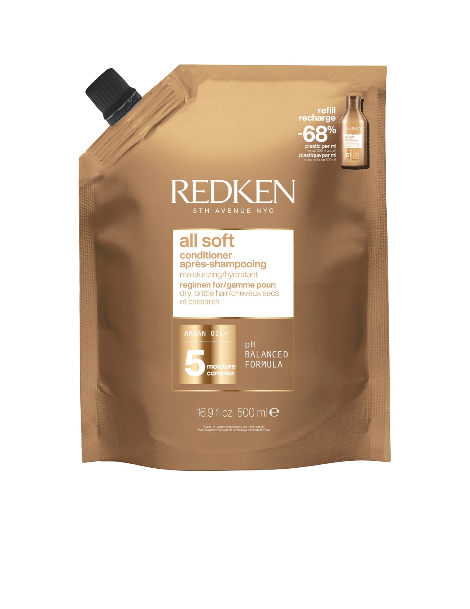Après-shampoing All Soft - Recharge 500ml