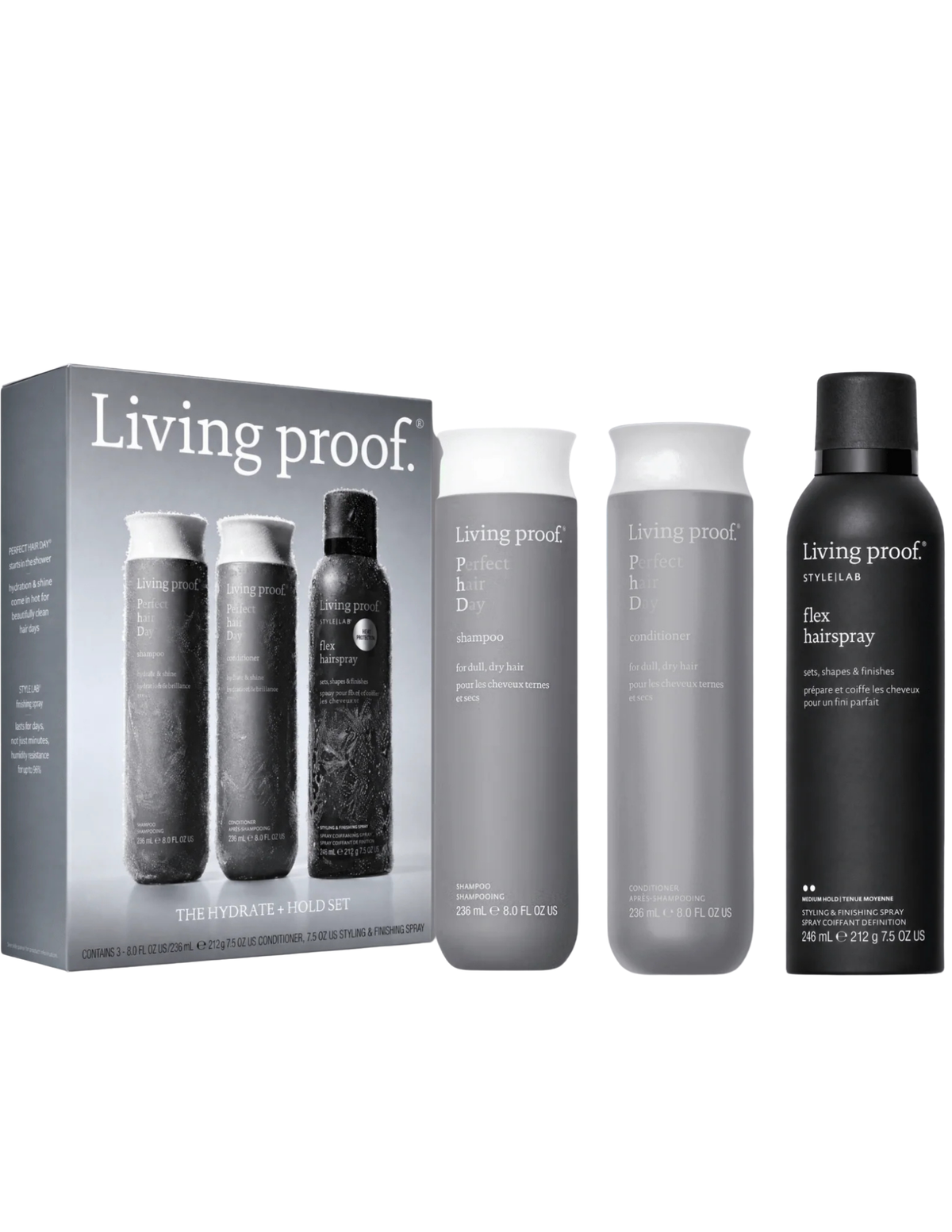 Coffret Living Proof - L'ensemble hydratation et tenue
