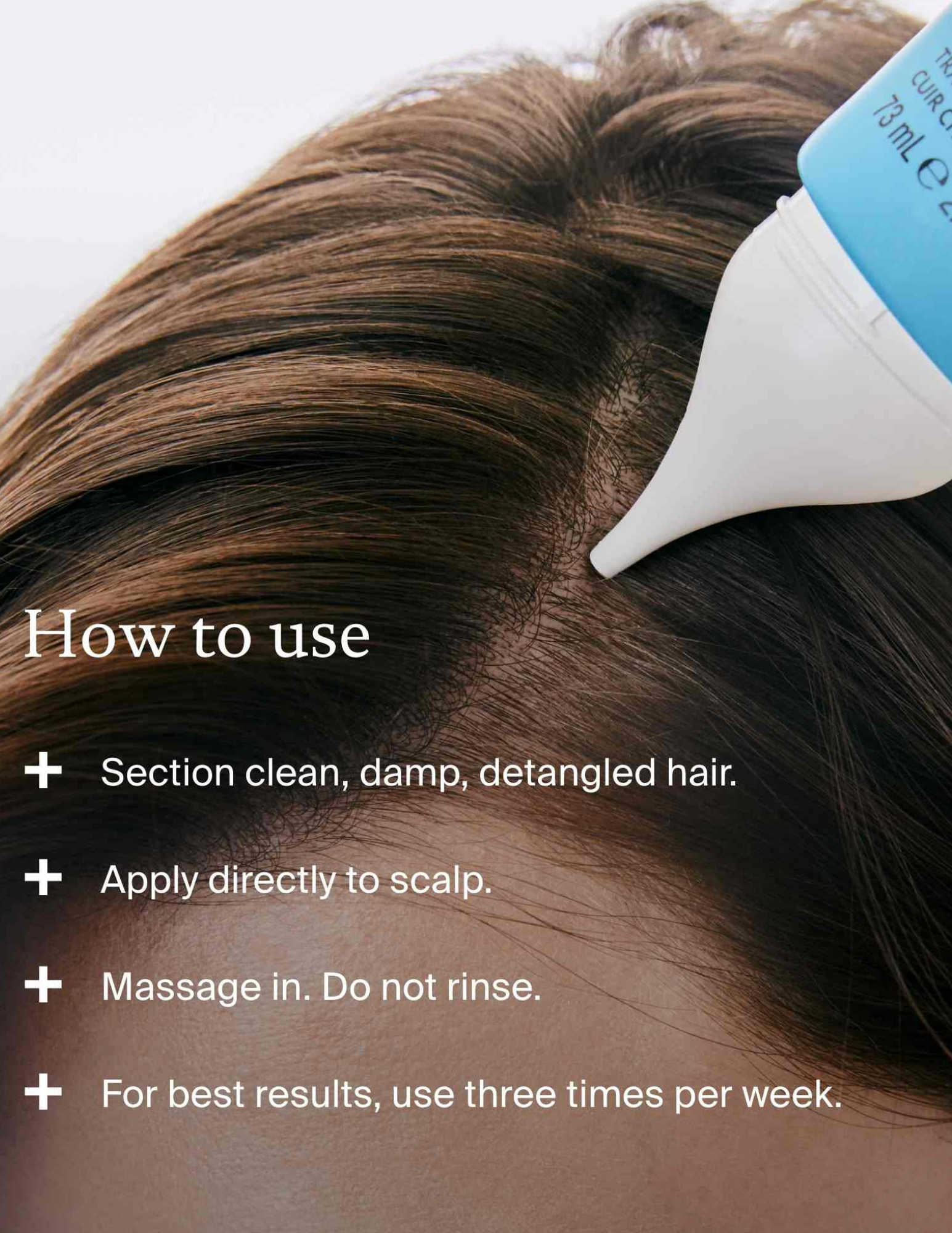 Traitement rééquilibrant pour cuir chevelu sec