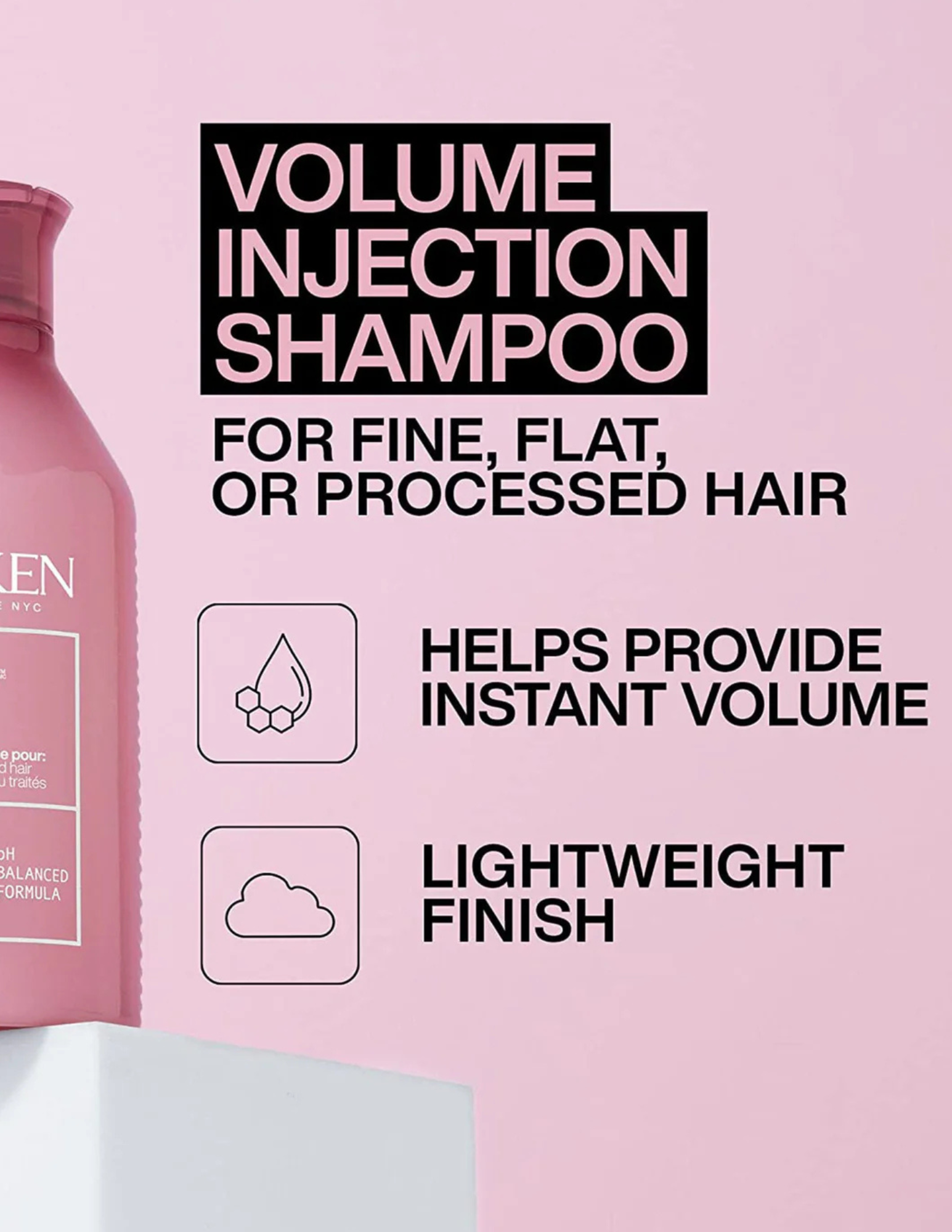 Volume Injection - Shampoing 1L