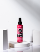 Le Thermal Spray 22 de Redken est une brume thermprotectrice qui offre une méga tenue et une protection contre la chaleur jusqu'à 450 degrés. Ce produit professionnel ajoute de la brillance, offre un contrôle anti-frisottis et offre une longue tenue. 