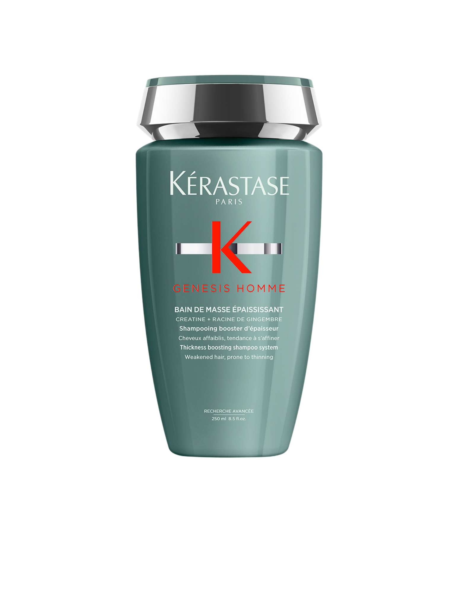 Kérastase Genesis Homme : Le bain de masse épaississant est un shampoing qui ira travailler l'épaisseur et la densité des cheveux qui ont tendance à s'affiner. Livraison rapide et gratuite dès 50$ - Conseils personnalisés