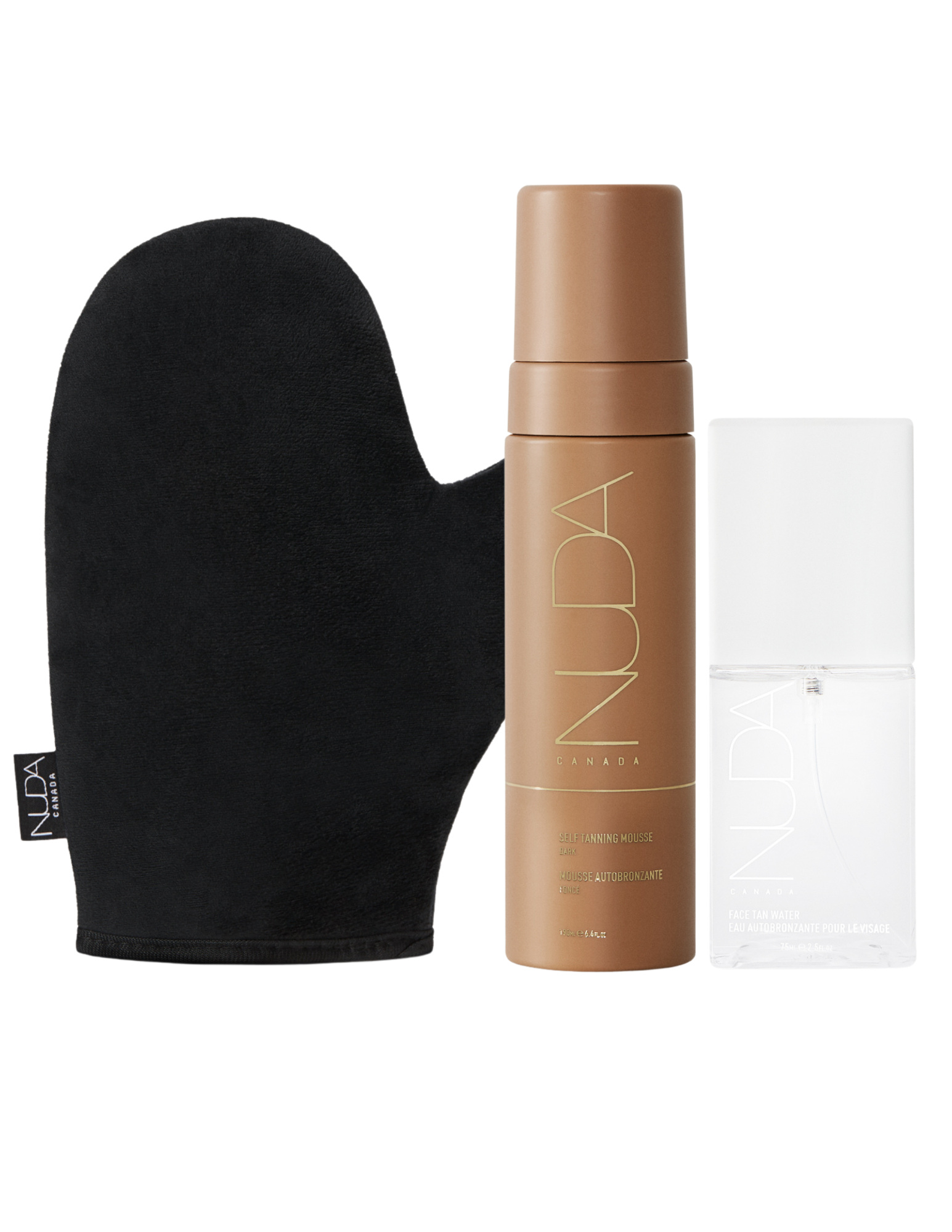 Ensemble Glow - Teint pâle à moyen (sérum autobronzant)