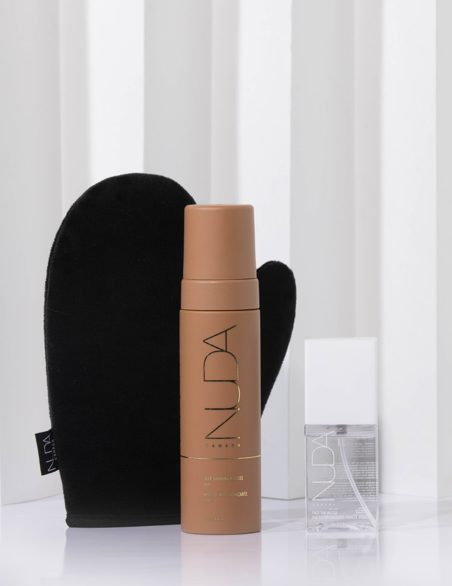 Ensemble Glow - Teint pâle à moyen (sérum autobronzant)