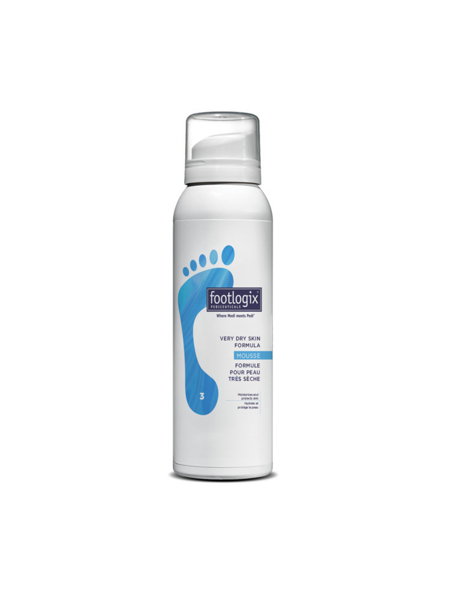 Mousse peau très sèche