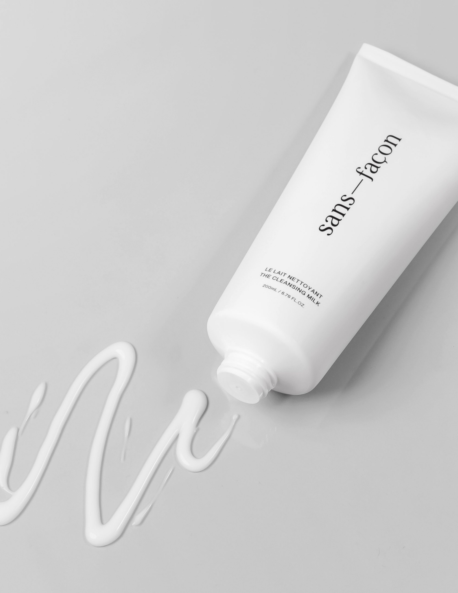 Le lait nettoyant